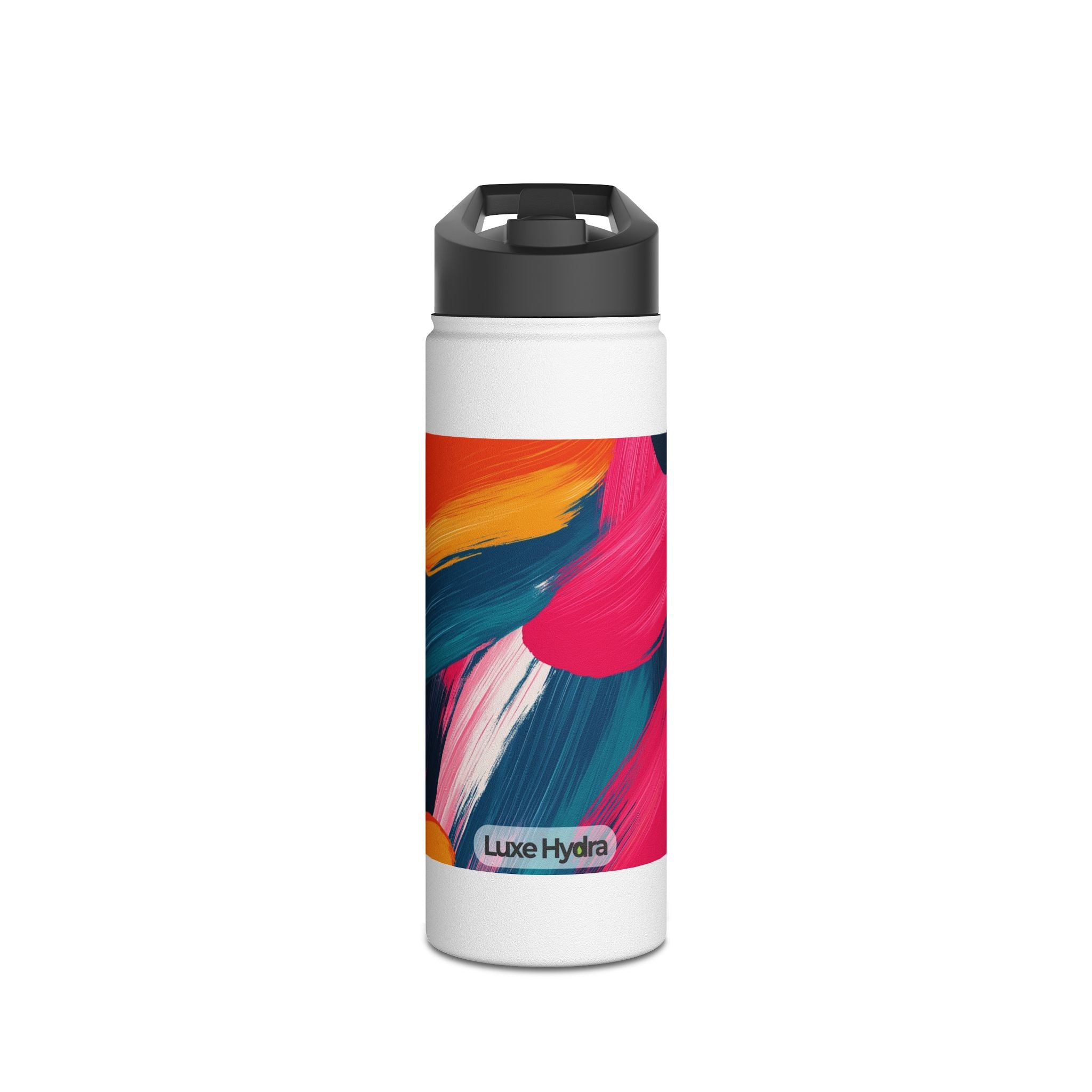 Vibrant Abstract Stainless Steel Water Bottle