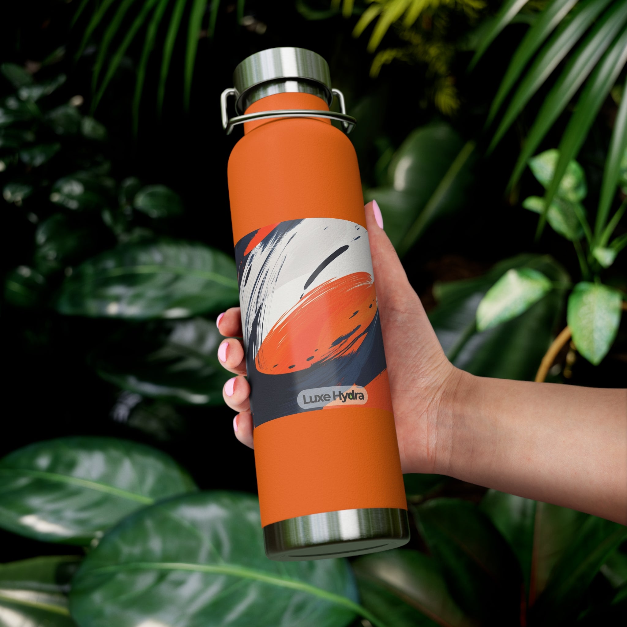 Stylish 22oz Copper Vacuum Insulated Water Bottle