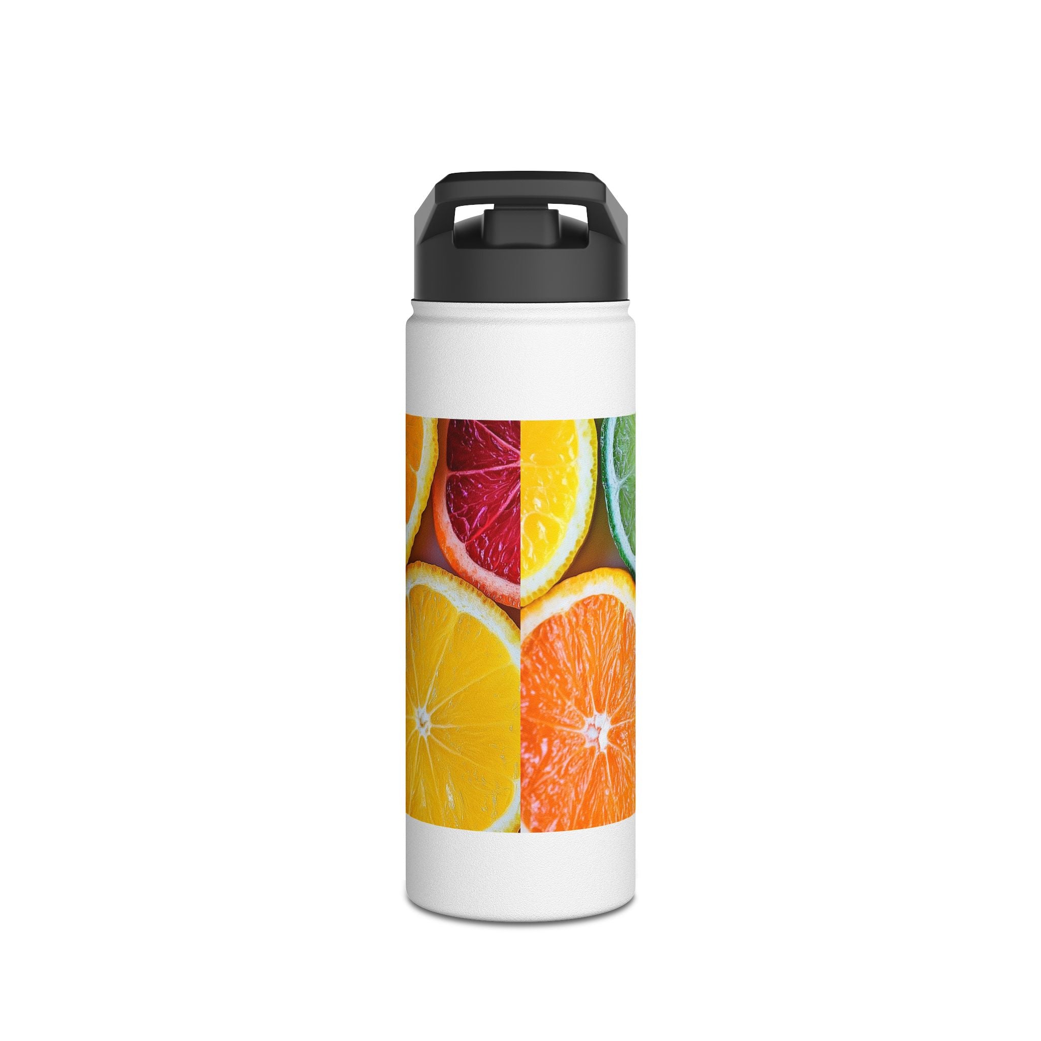 Vibrant Citrus Stainless Steel Water Bottle