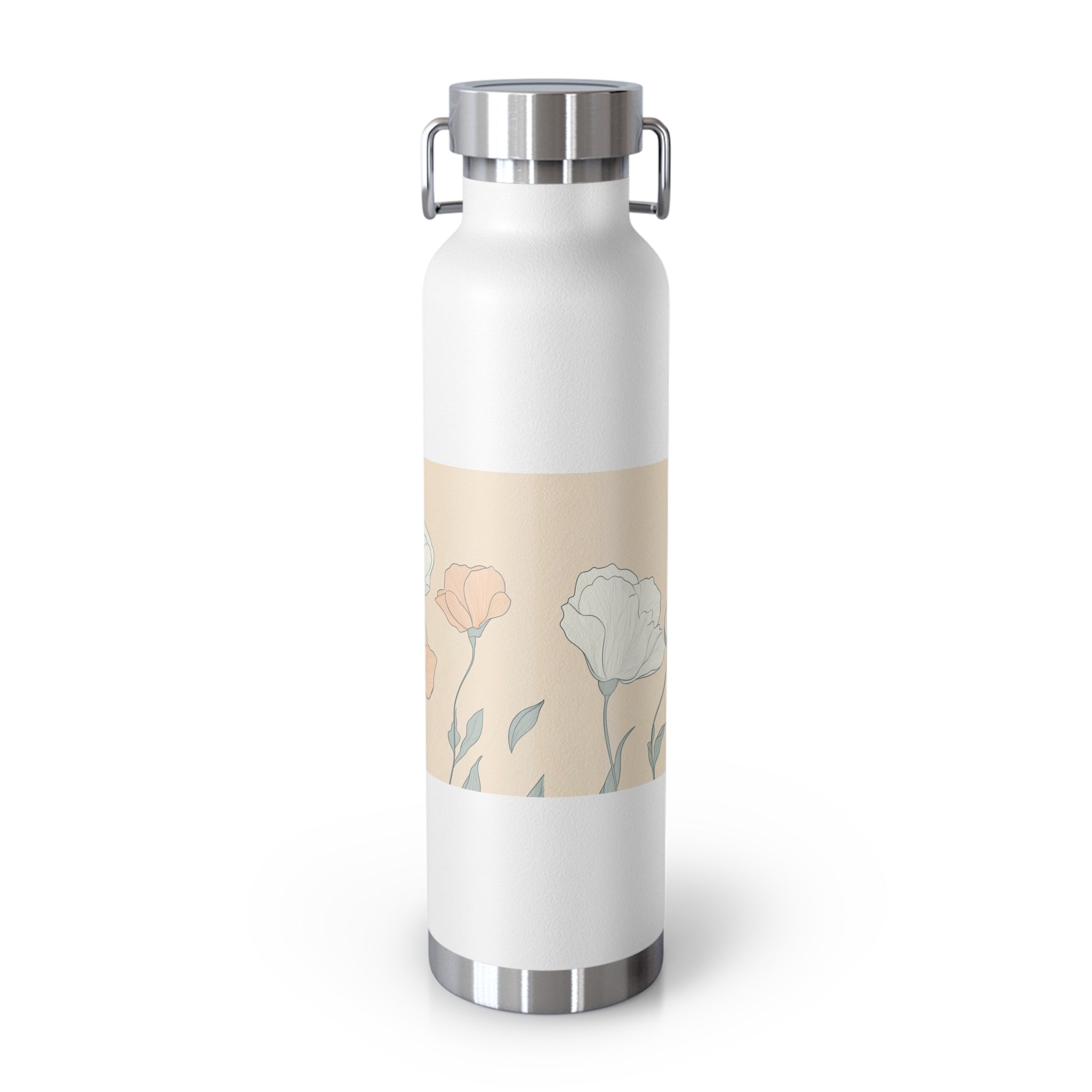 Floral Design Insulated Water Bottle