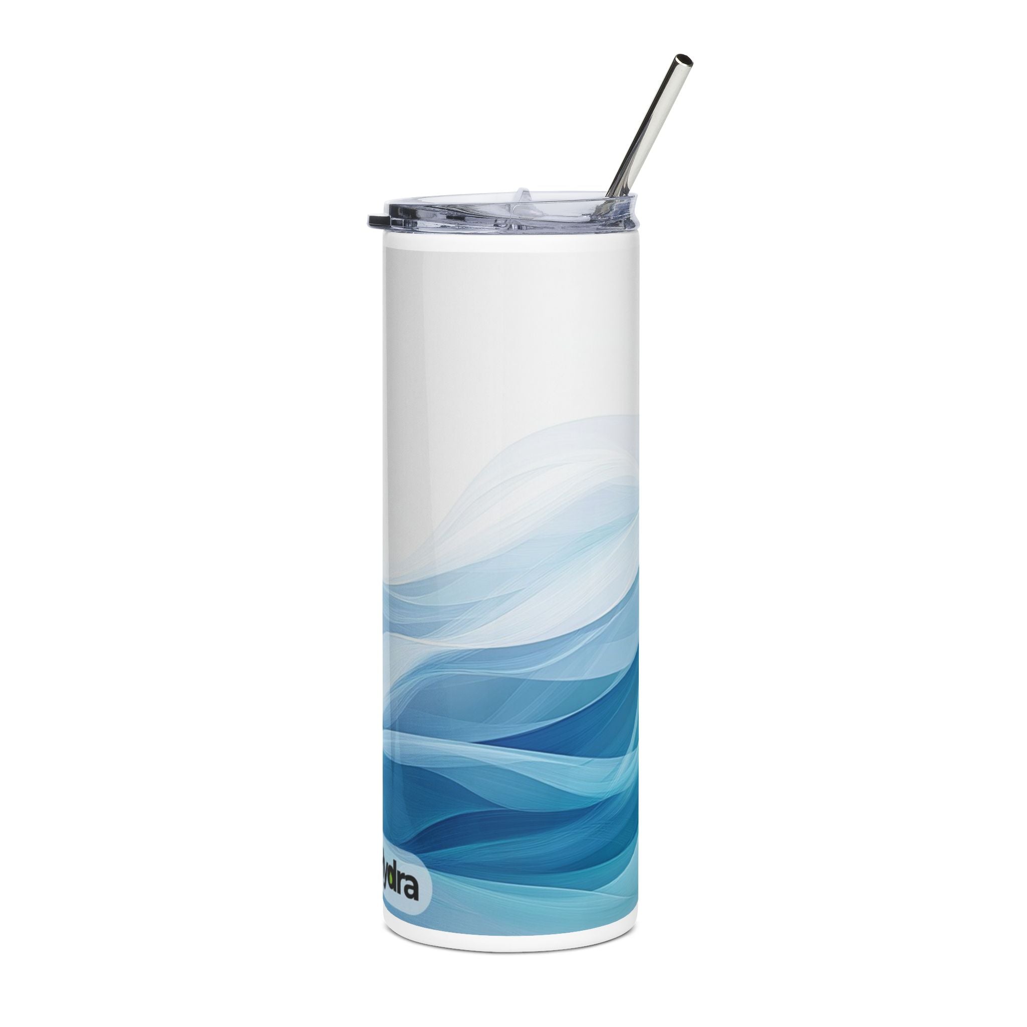 Custom Wave Design Stainless Steel Tumbler