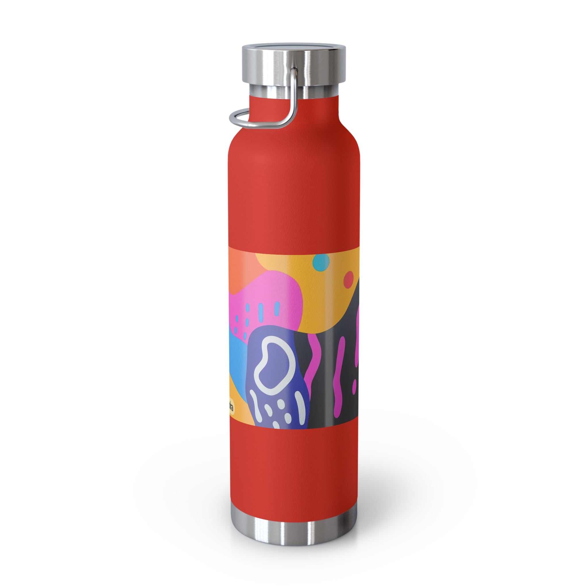 Colorful 22oz Copper Insulated Water Bottle
