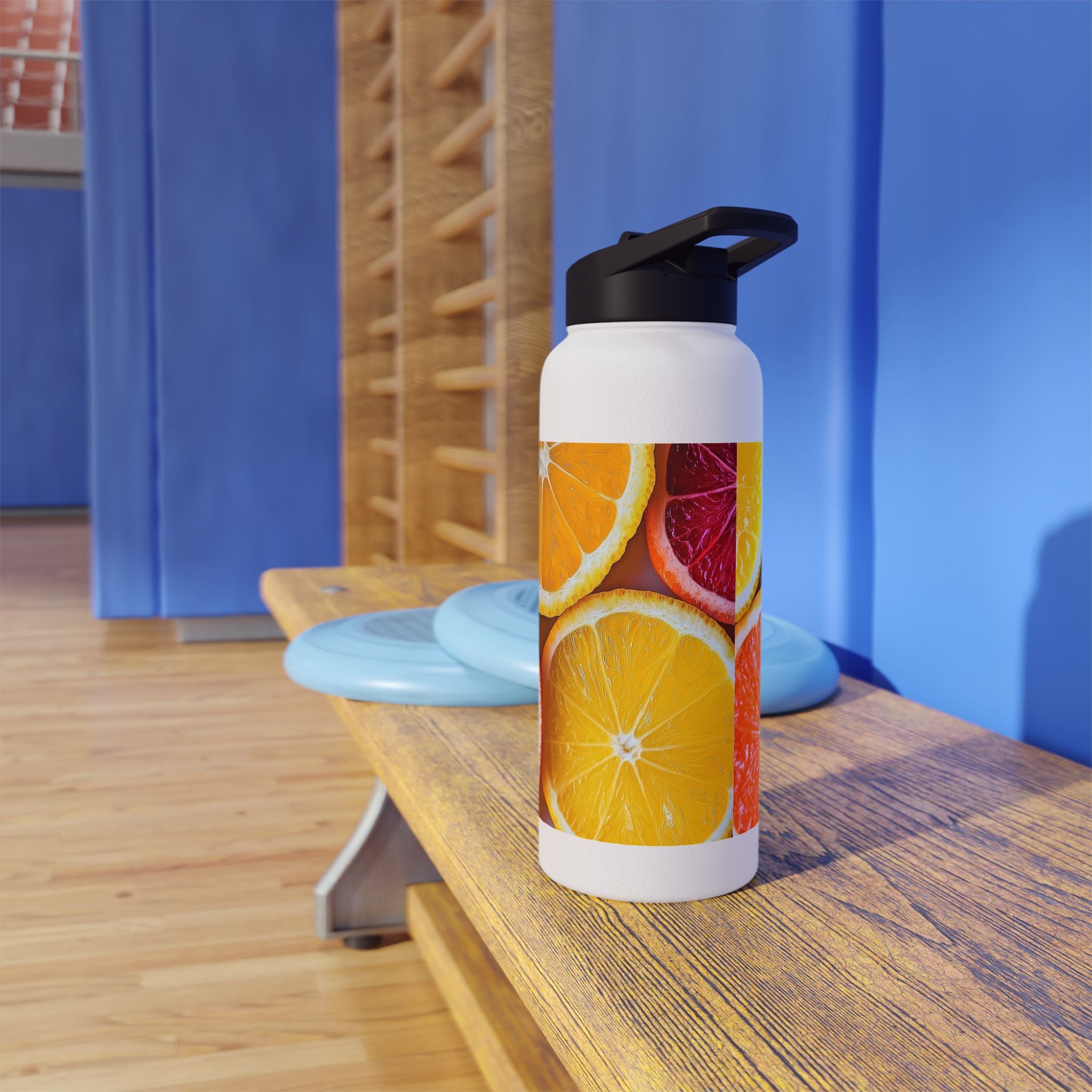 Vibrant Citrus Stainless Steel Water Bottle