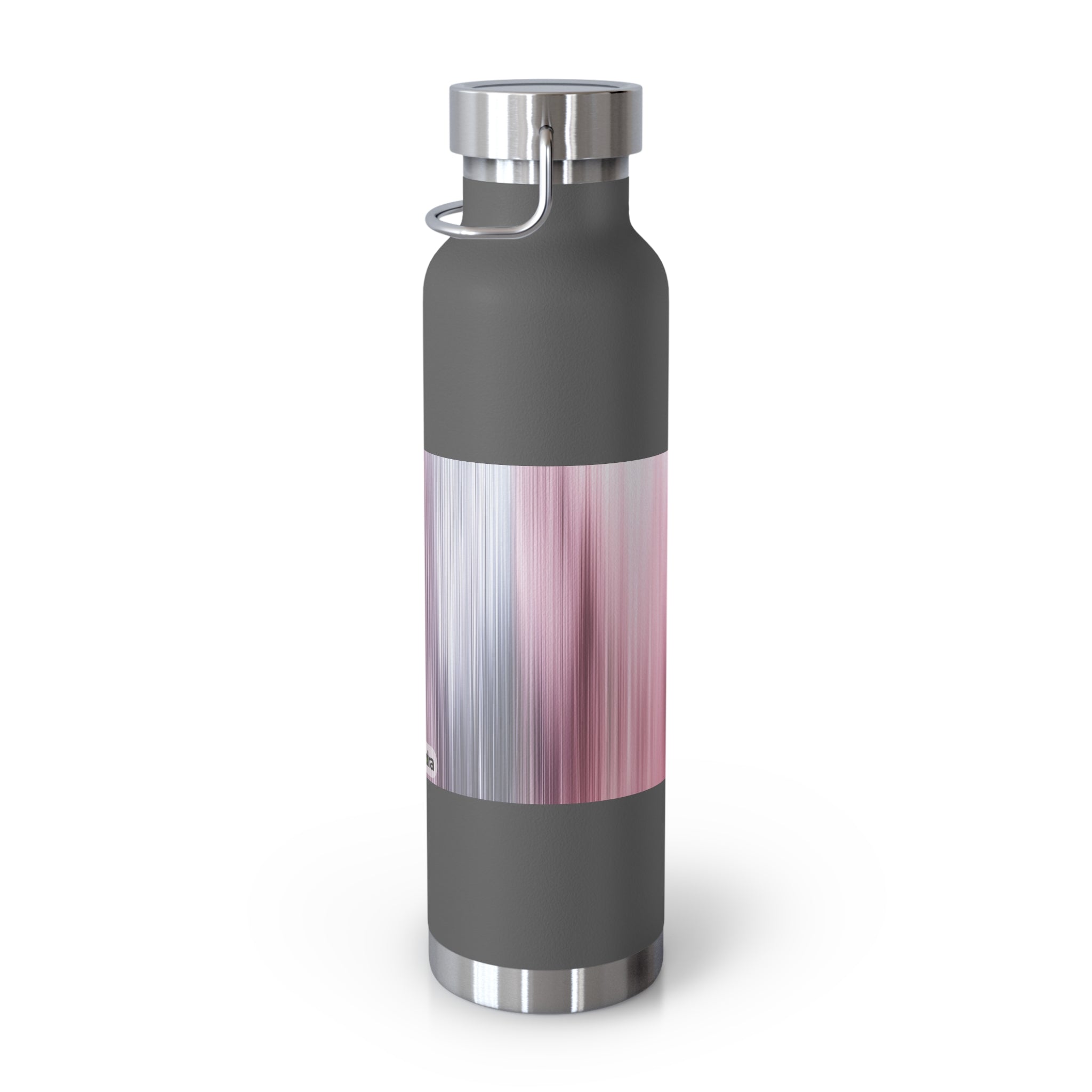 Stylish Copper Vacuum Insulated Water Bottle - 22oz