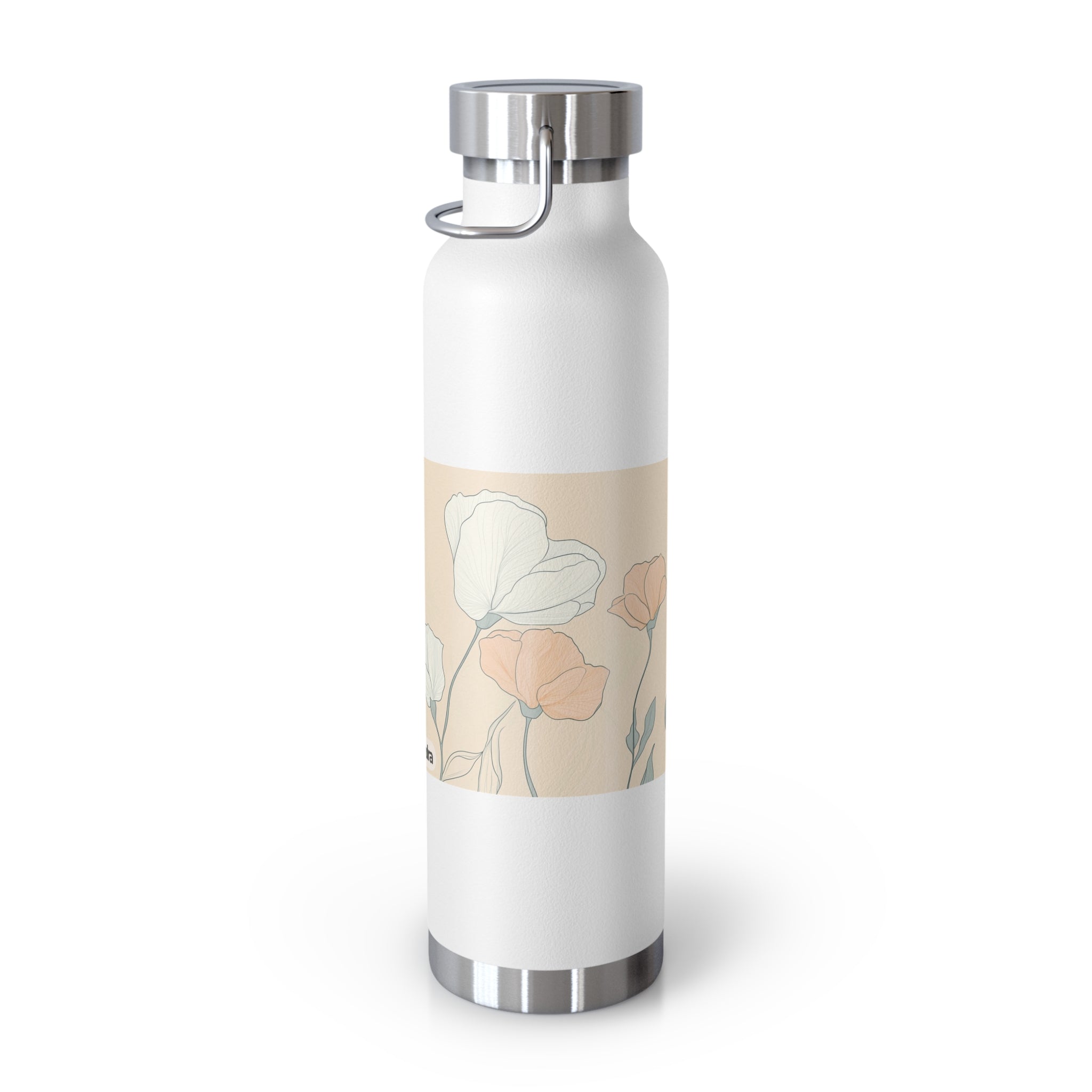 Floral Design Insulated Water Bottle