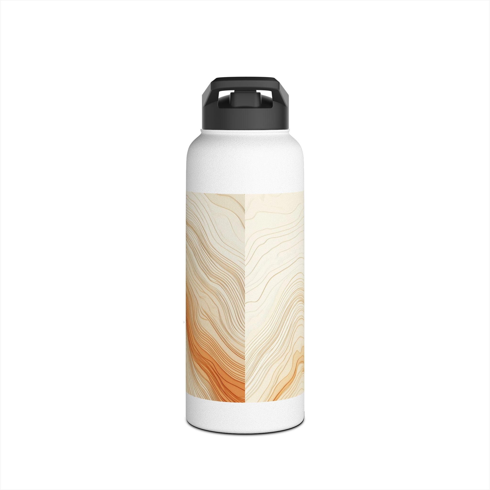 Elegant Wave Stainless Steel Water Bottle