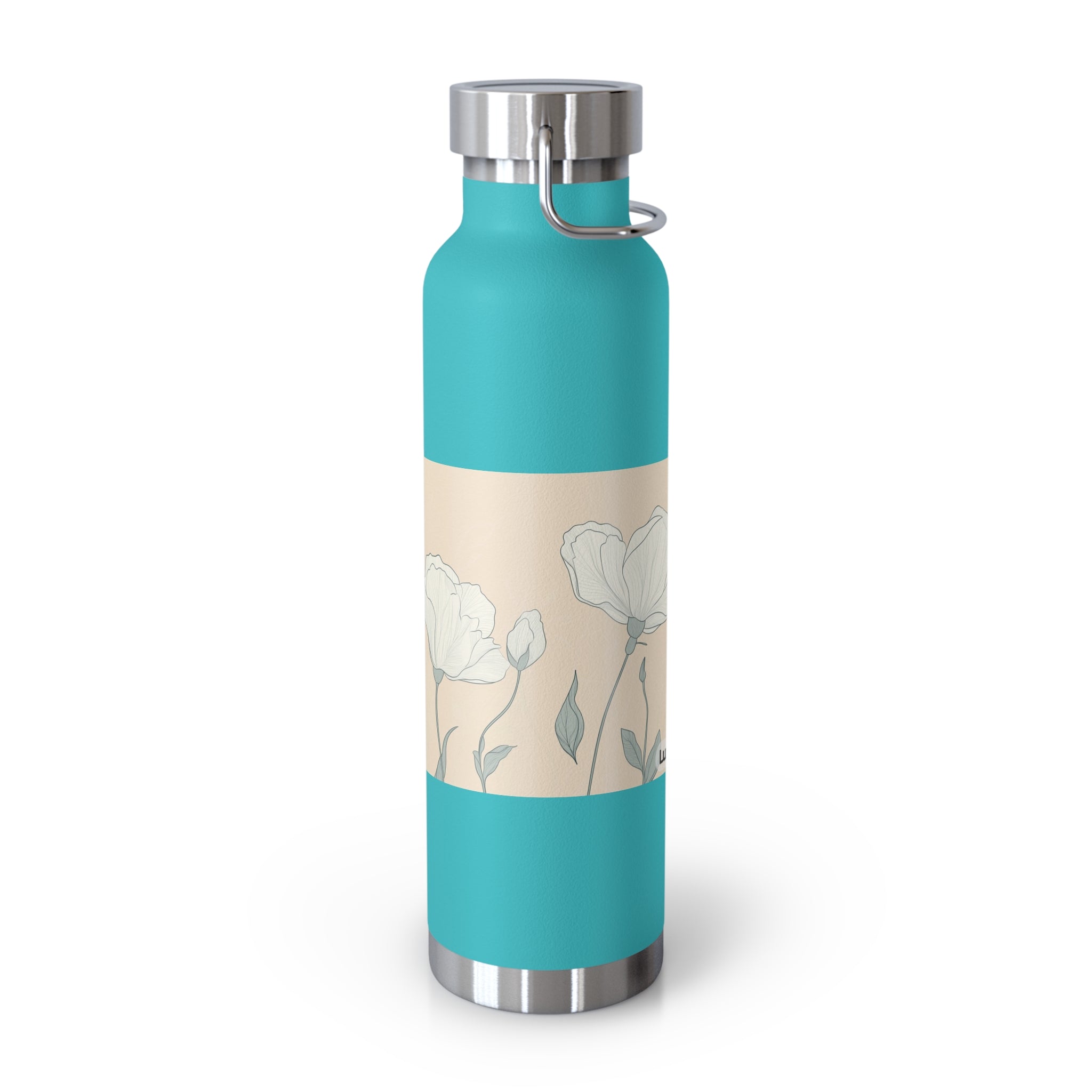 Floral Design Insulated Water Bottle