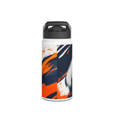 Abstract Modern Stainless Steel Water Bottle
