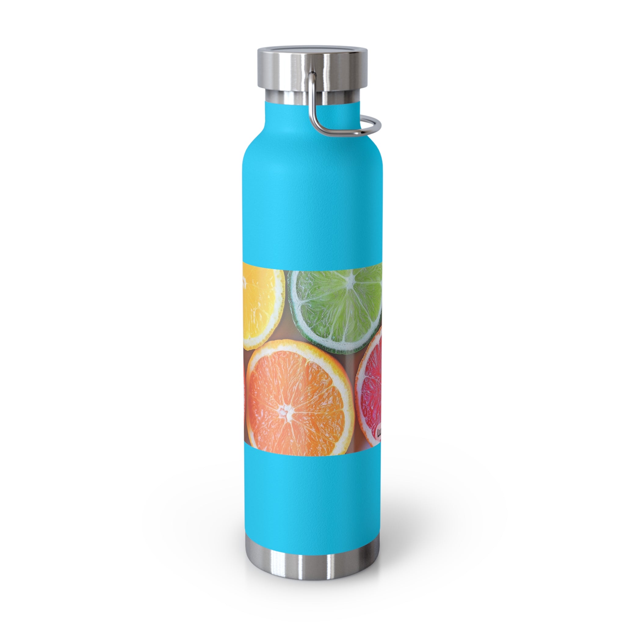 Citrus Print Insulated Water Bottle