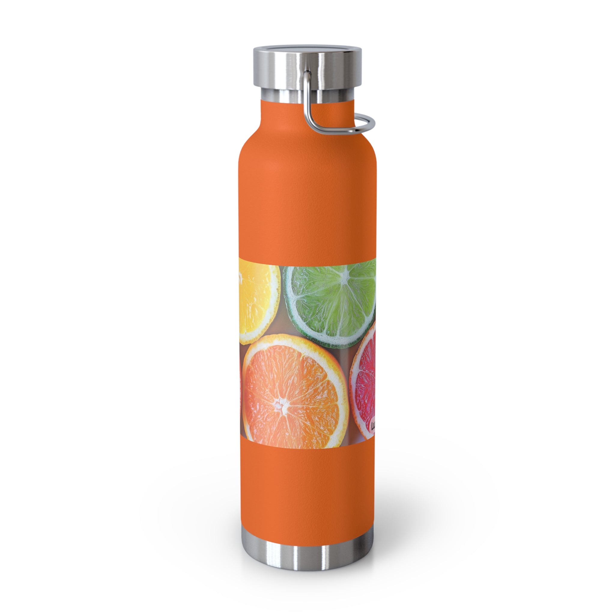 Citrus Print Insulated Water Bottle