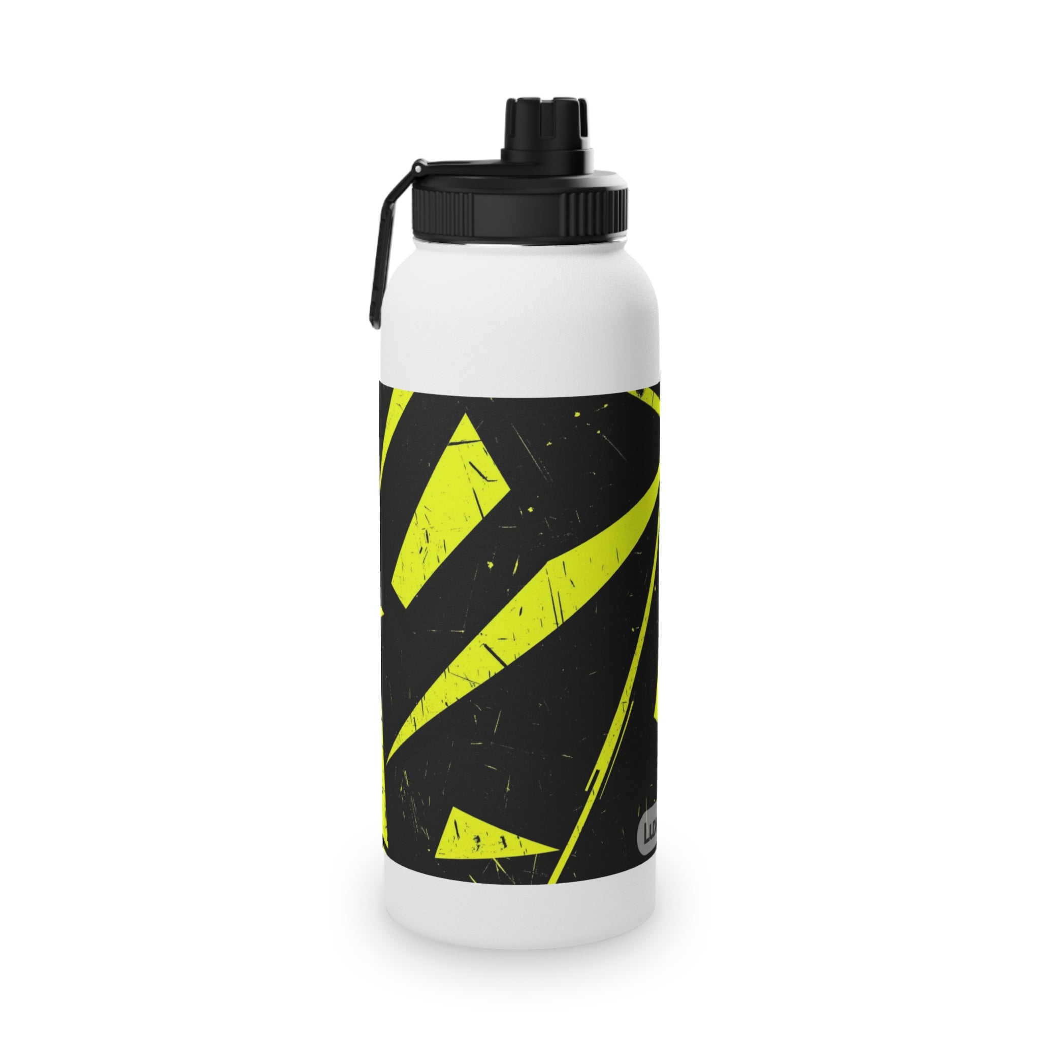 Sporty Stainless Steel Water Bottle with Sports Lid