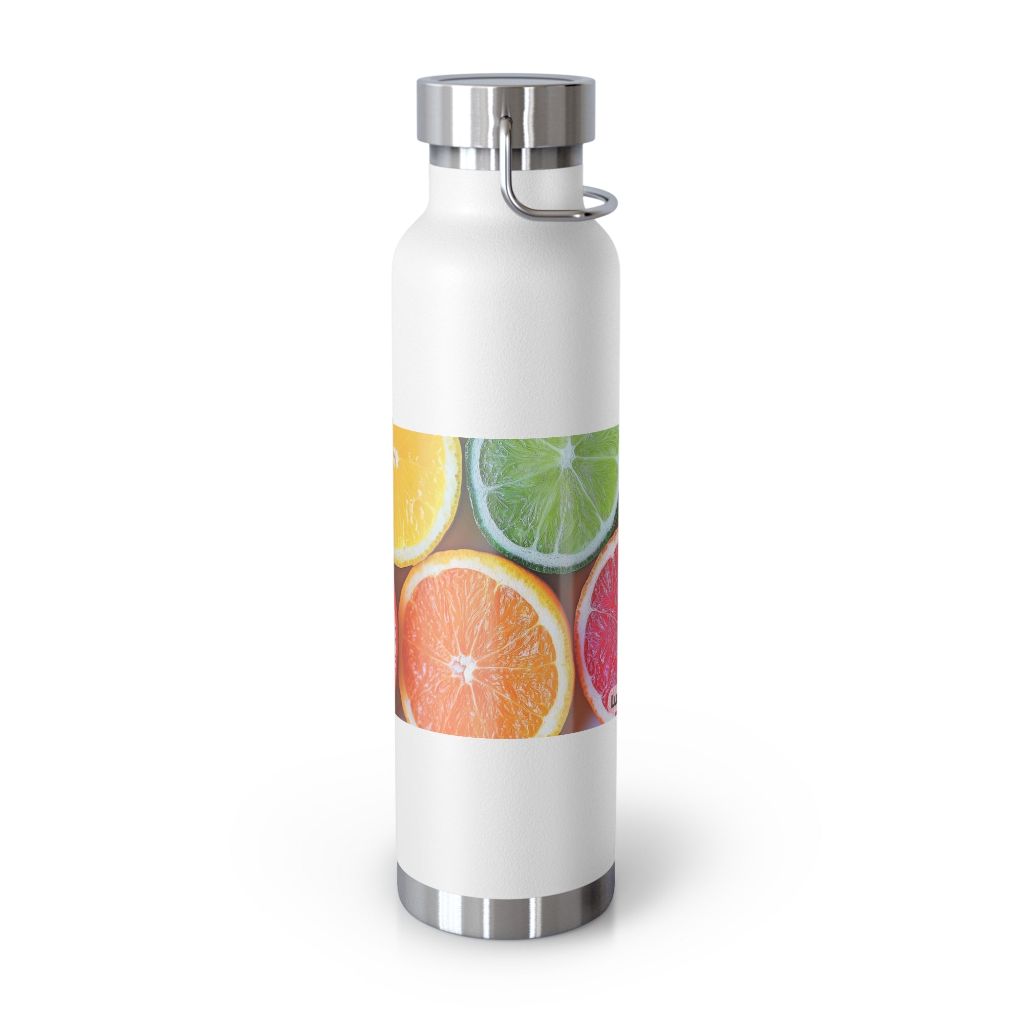 Citrus Print Insulated Water Bottle