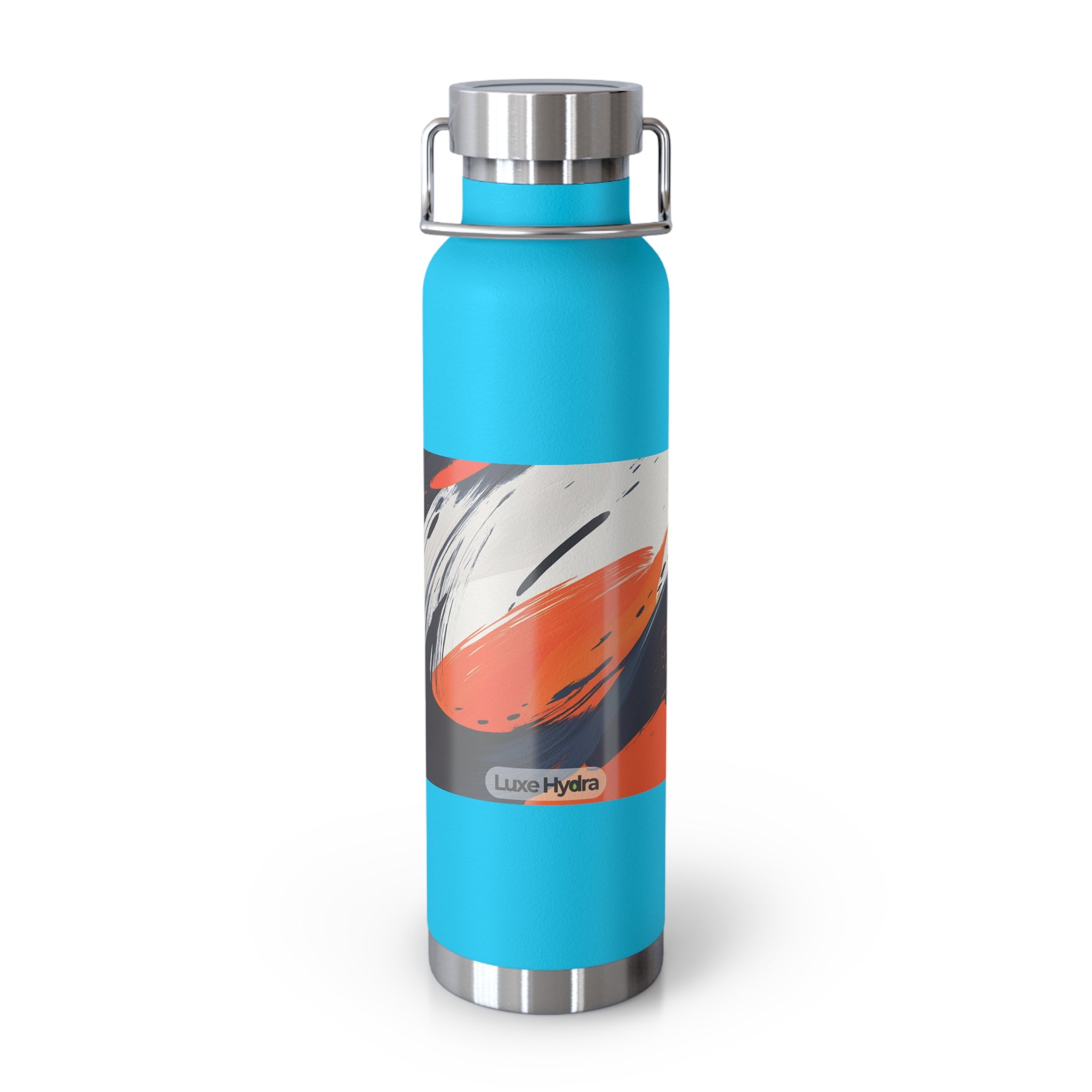Stylish 22oz Copper Vacuum Insulated Water Bottle