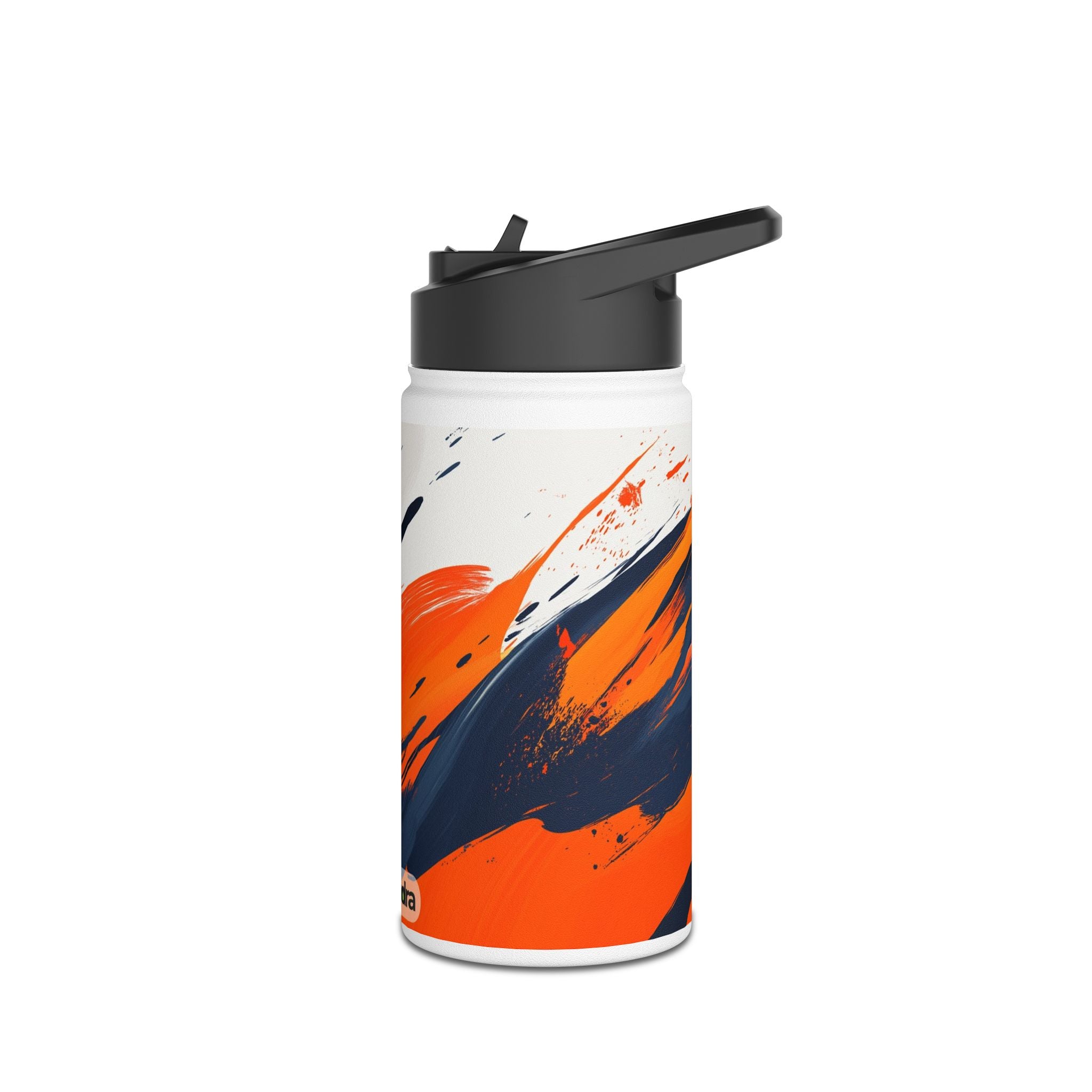 Abstract Modern Stainless Steel Water Bottle
