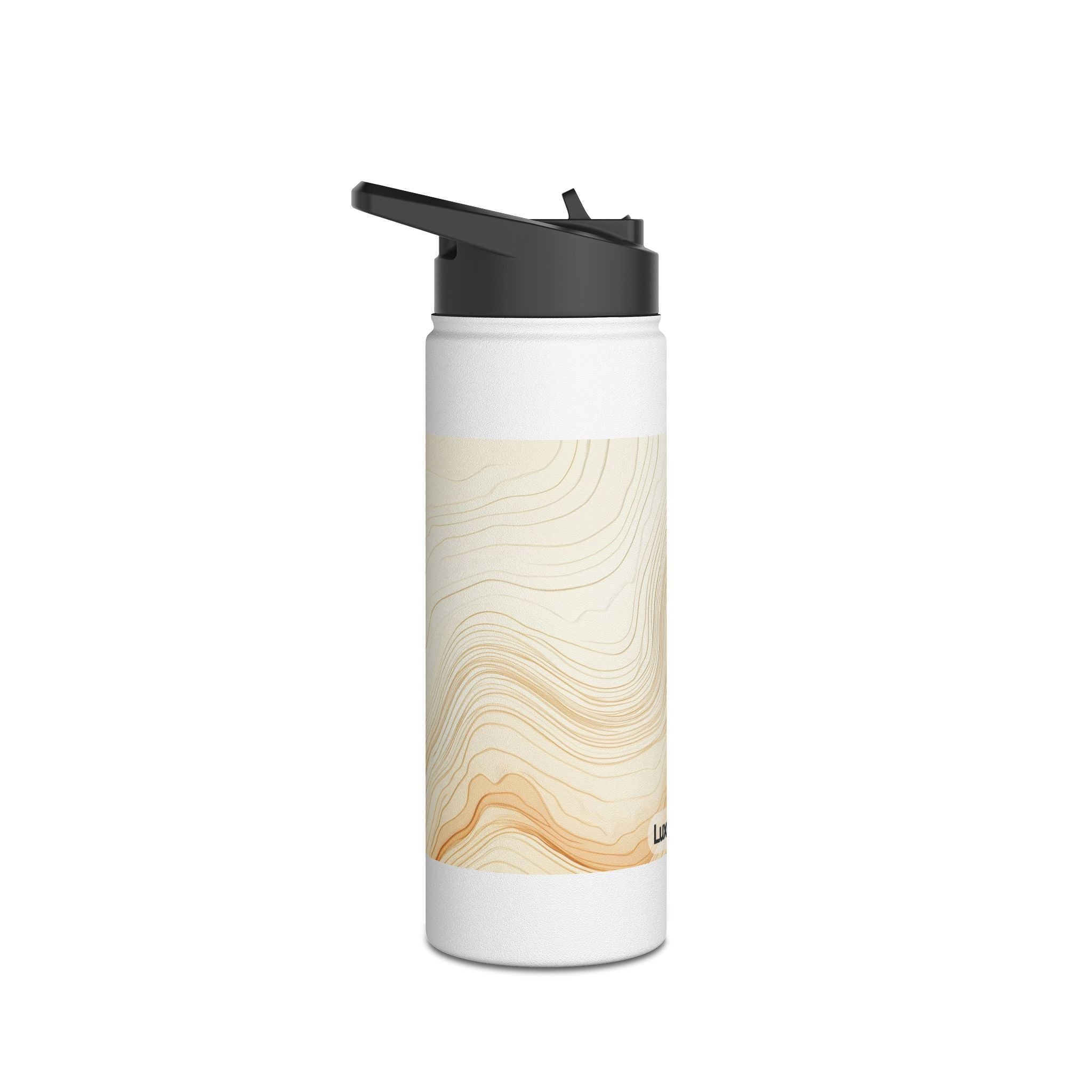 Elegant Wave Stainless Steel Water Bottle