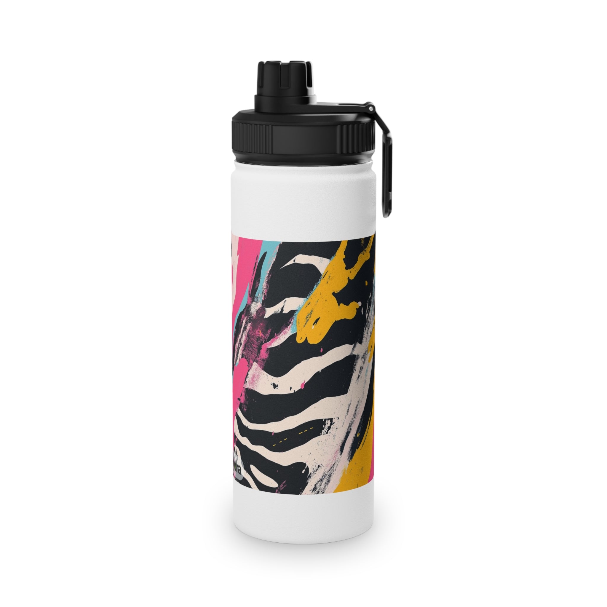 Vibrant Stainless Steel Water Bottle with Sports Lid