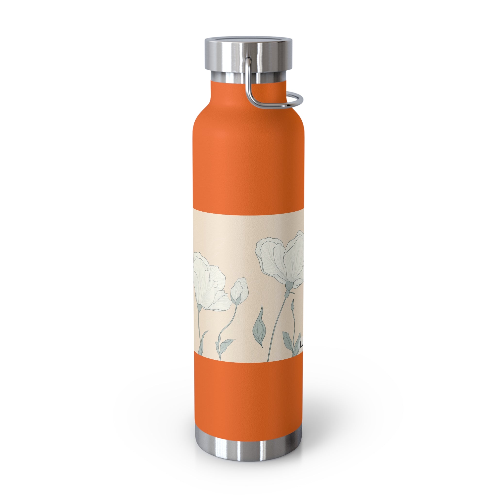 Floral Design Insulated Water Bottle