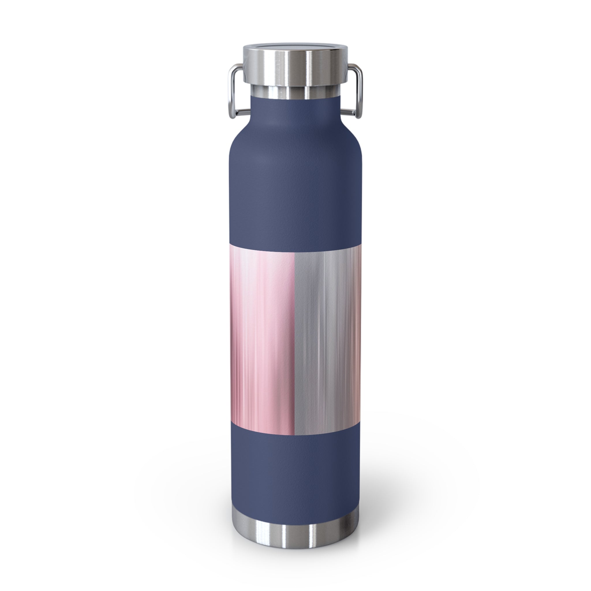 Stylish Copper Vacuum Insulated Water Bottle - 22oz