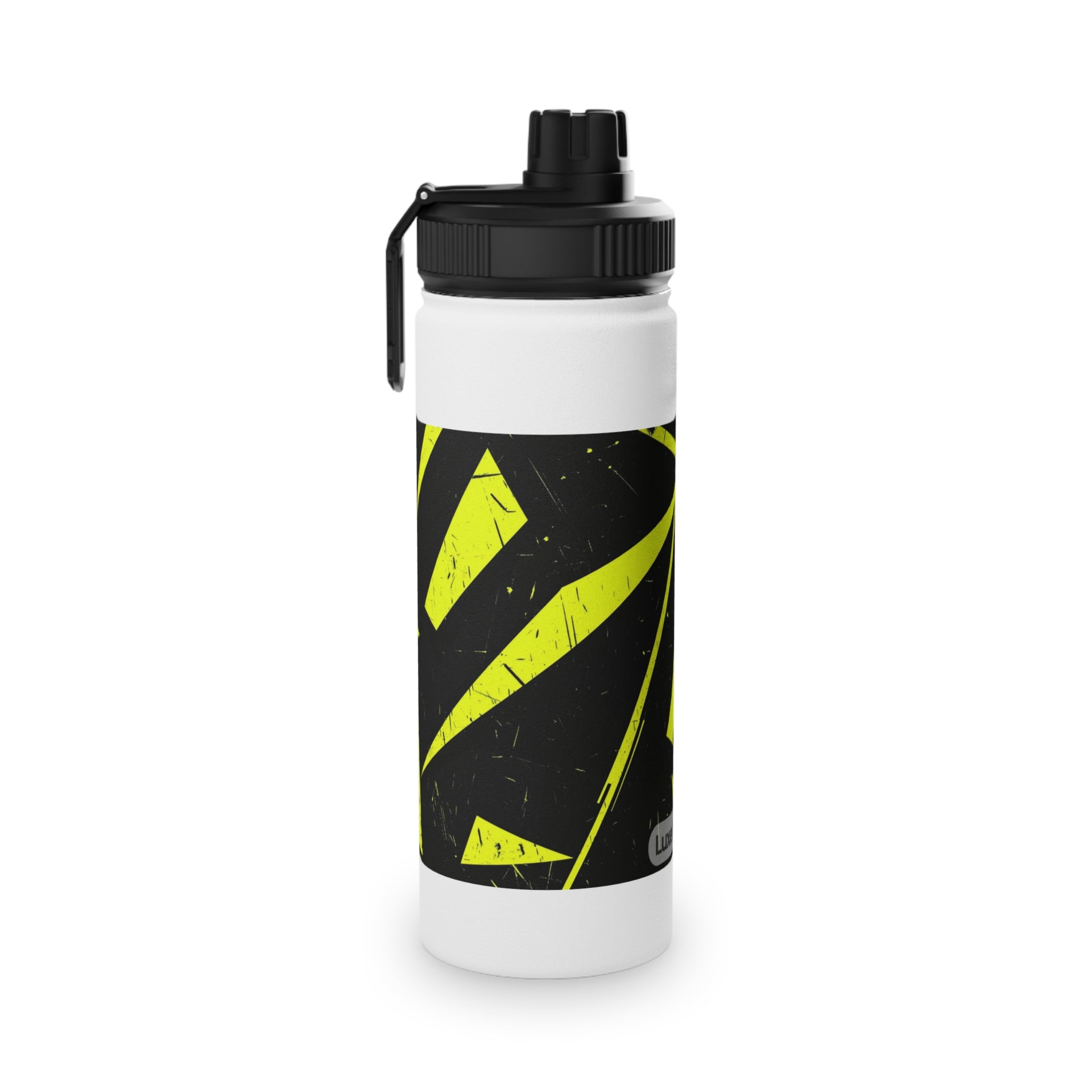 Sporty Stainless Steel Water Bottle with Sports Lid