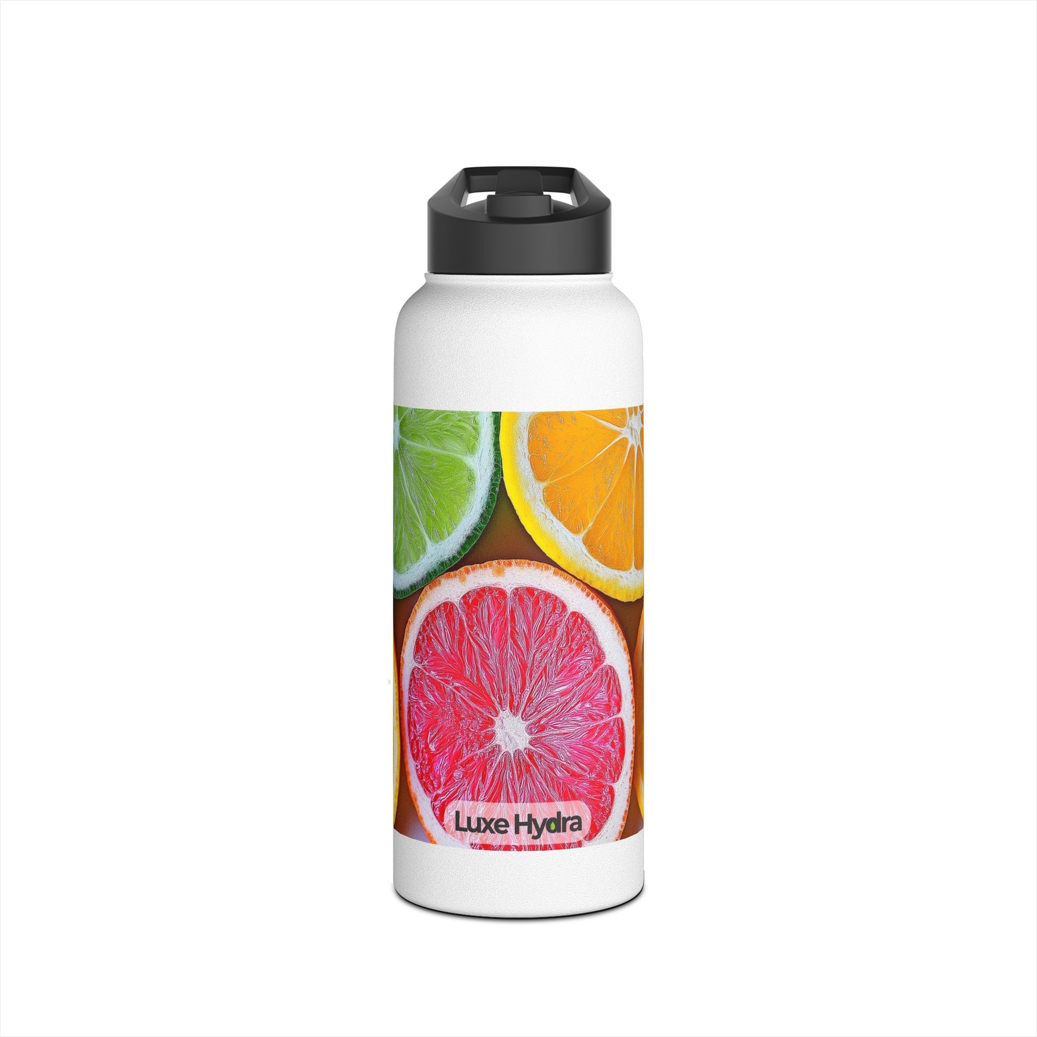 Vibrant Citrus Stainless Steel Water Bottle