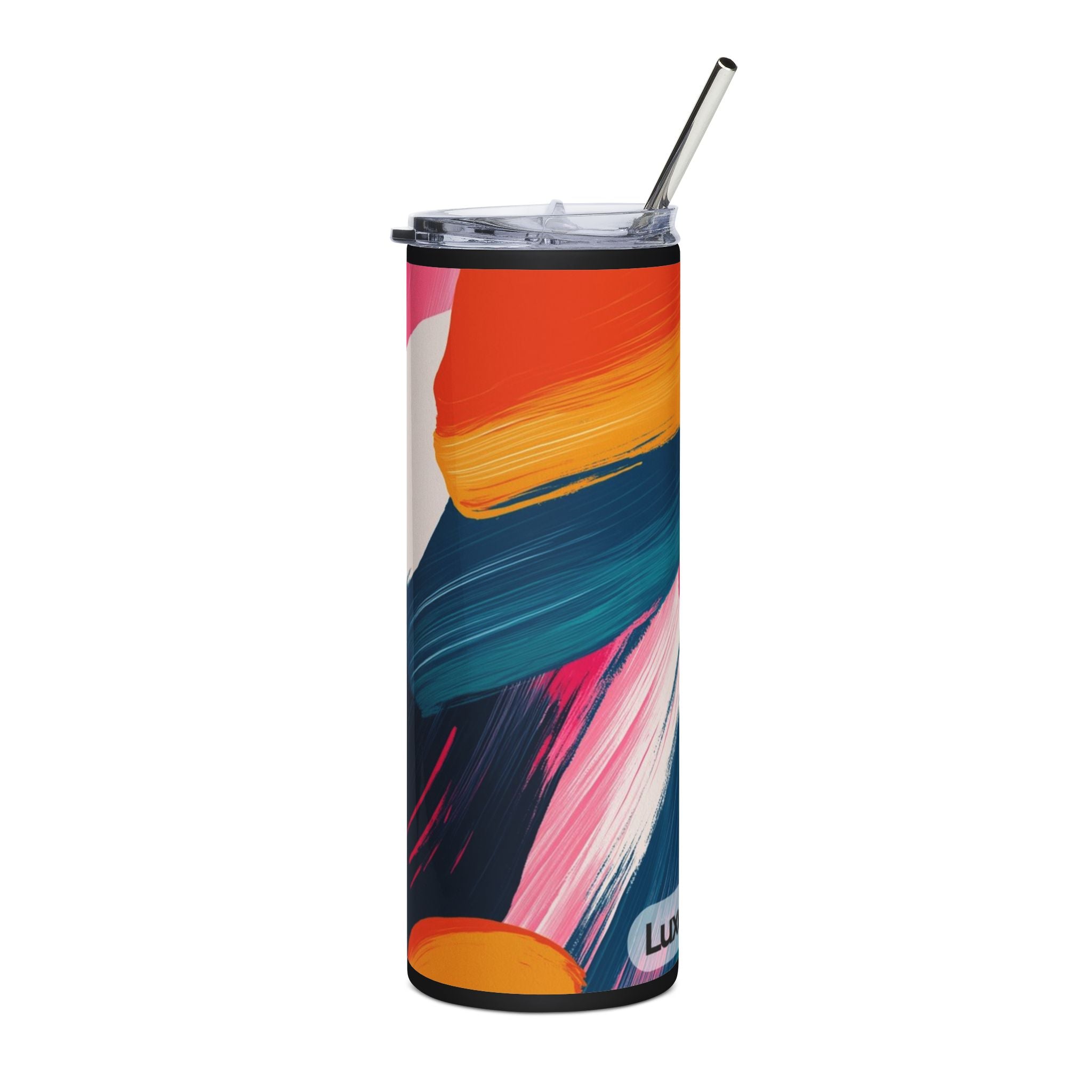 Colorful Floral Stainless Steel Tumbler