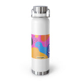 Colorful 22oz Copper Insulated Water Bottle
