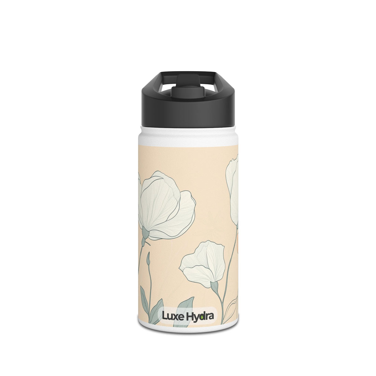 Floral Stainless Steel Water Bottle