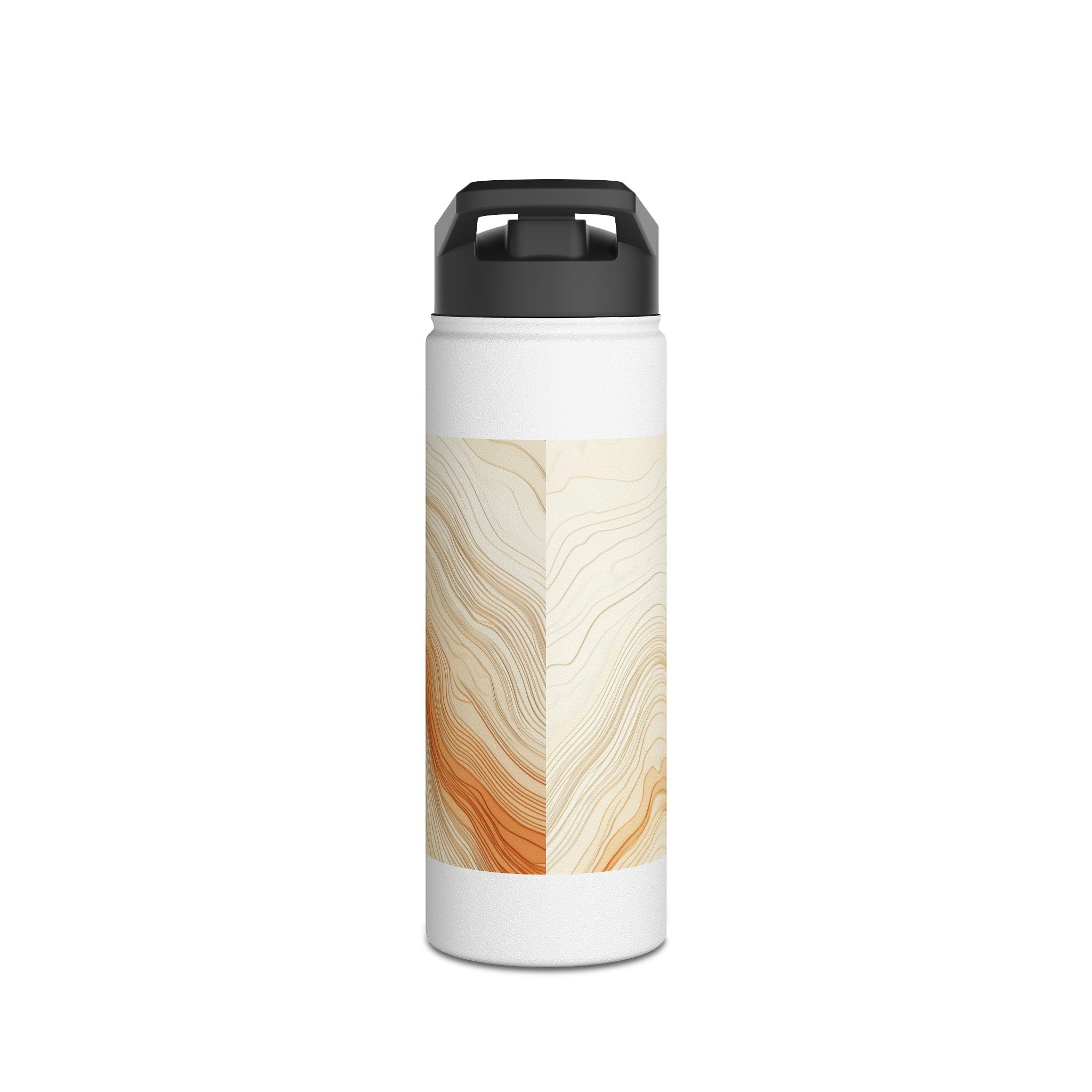 Elegant Wave Stainless Steel Water Bottle