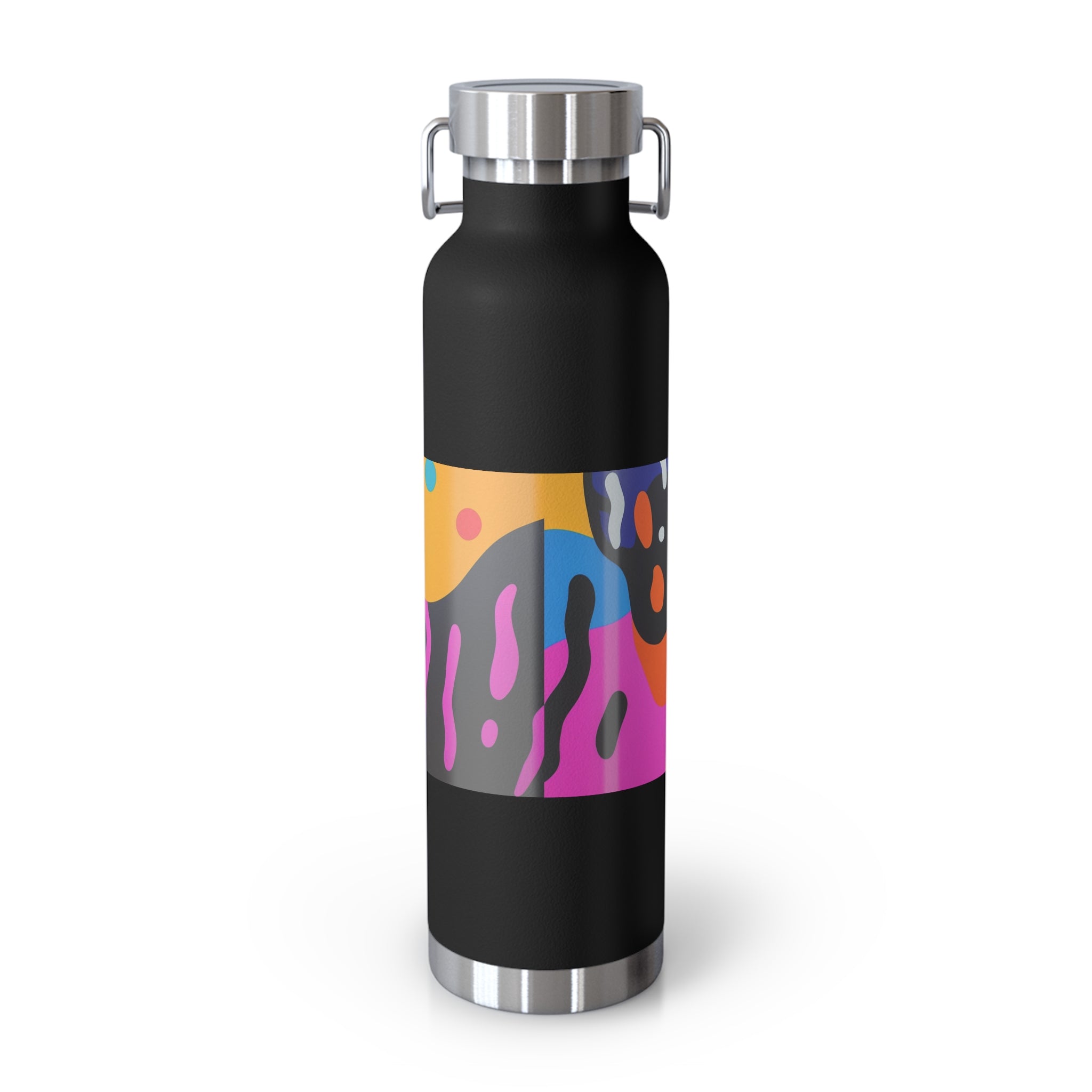 Colorful 22oz Copper Insulated Water Bottle
