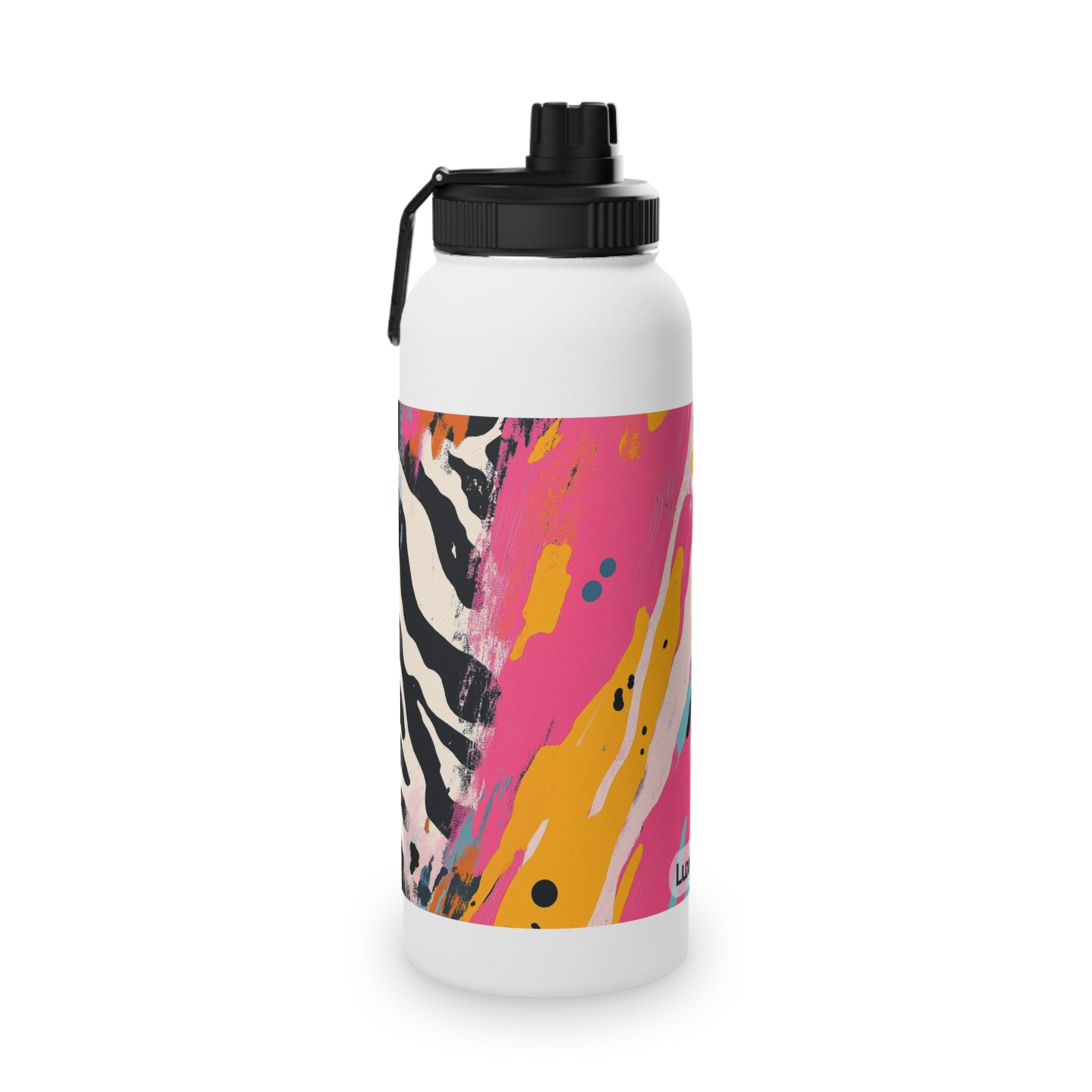 Vibrant Stainless Steel Water Bottle with Sports Lid