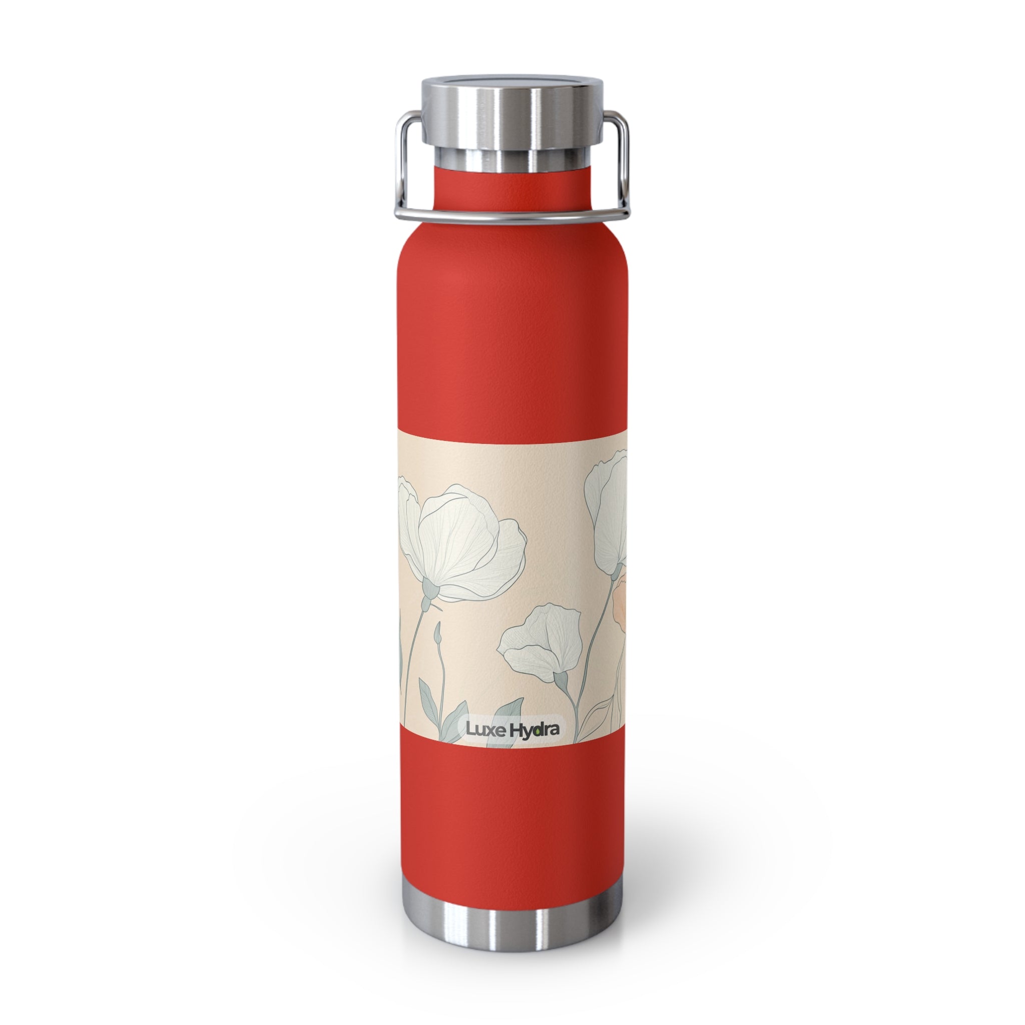 Floral Design Insulated Water Bottle