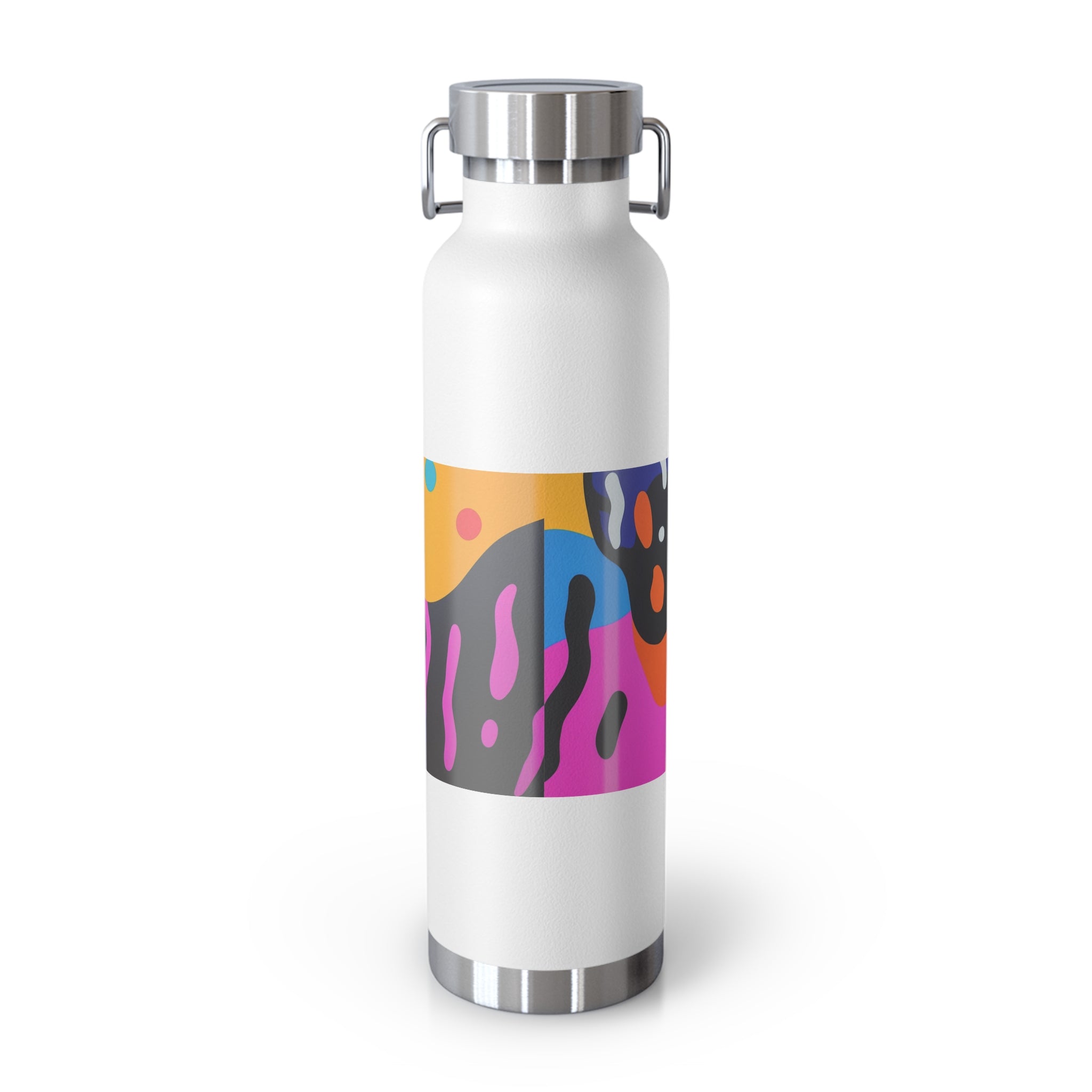 Colorful 22oz Copper Insulated Water Bottle