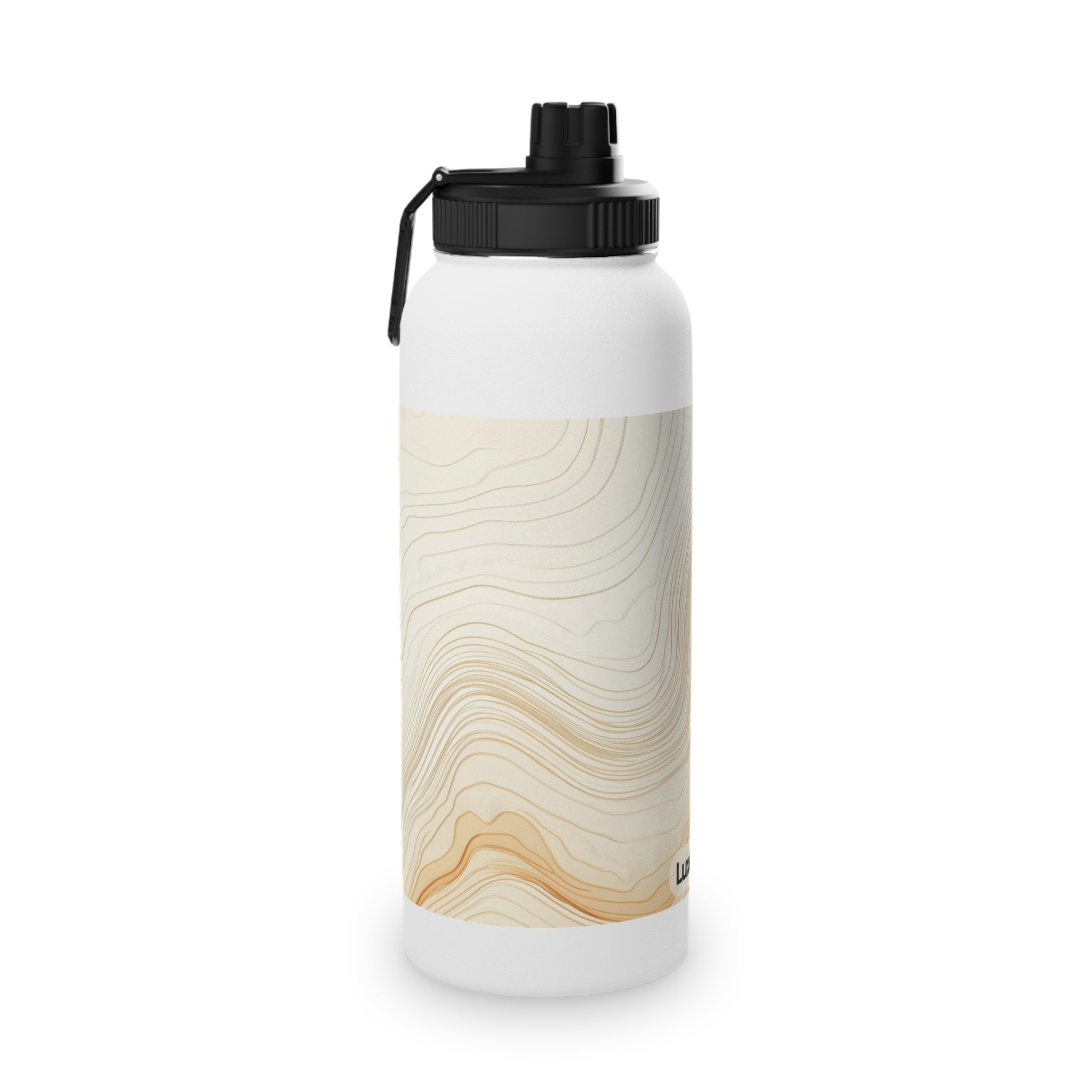 Elegant Marble Pattern Stainless Steel Water Bottle