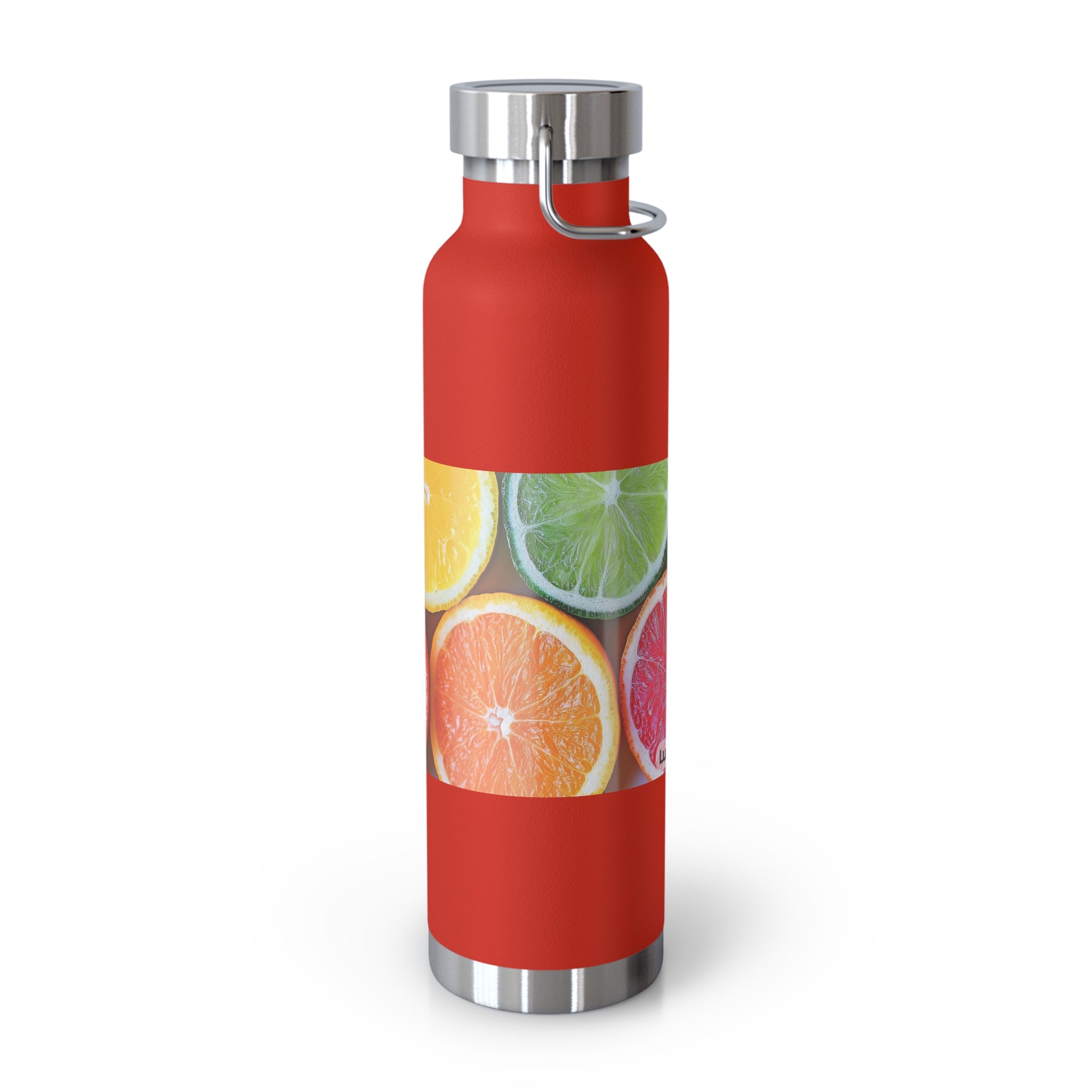 Citrus Print Insulated Water Bottle