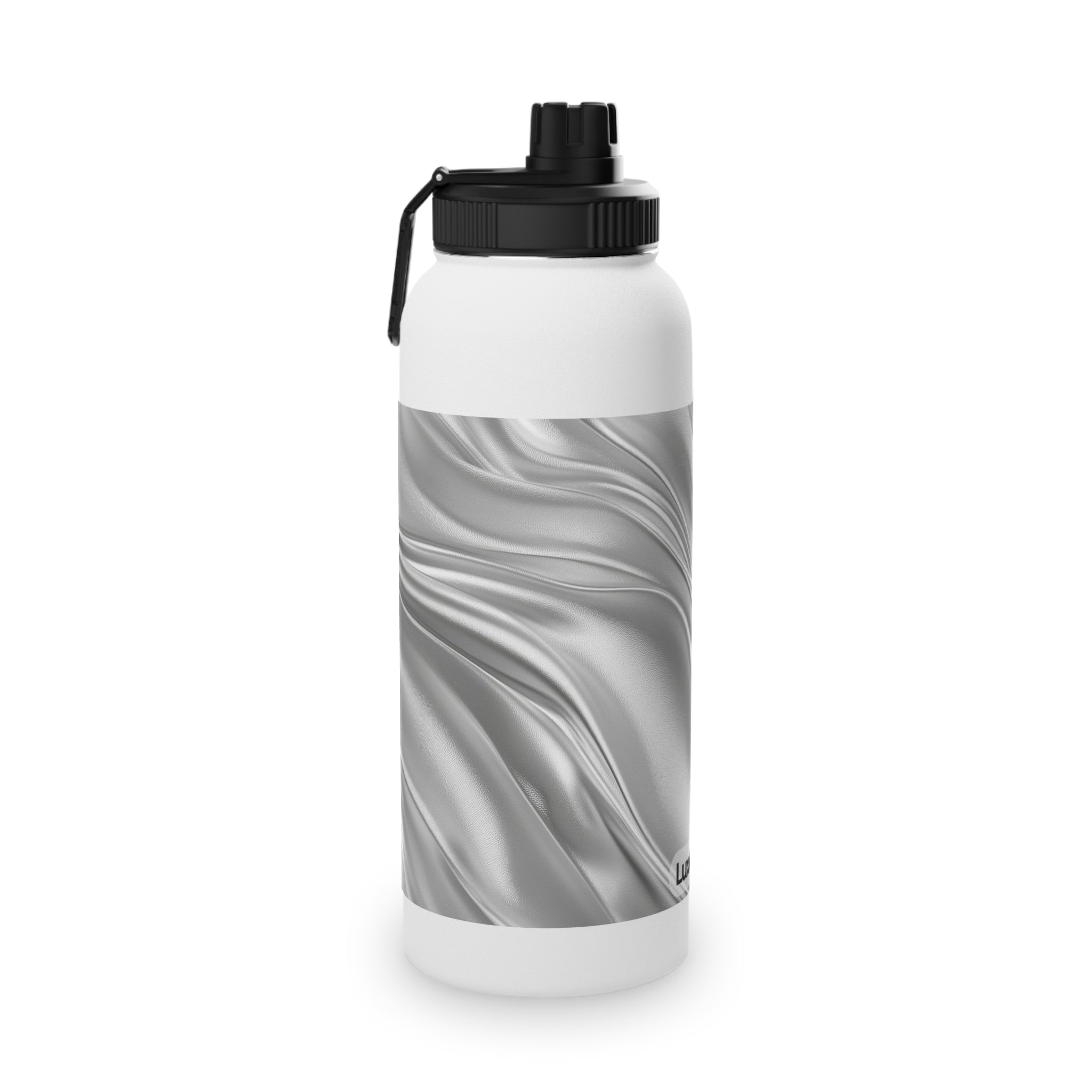 Sleek Stainless Steel Water Bottle with Sports Lid