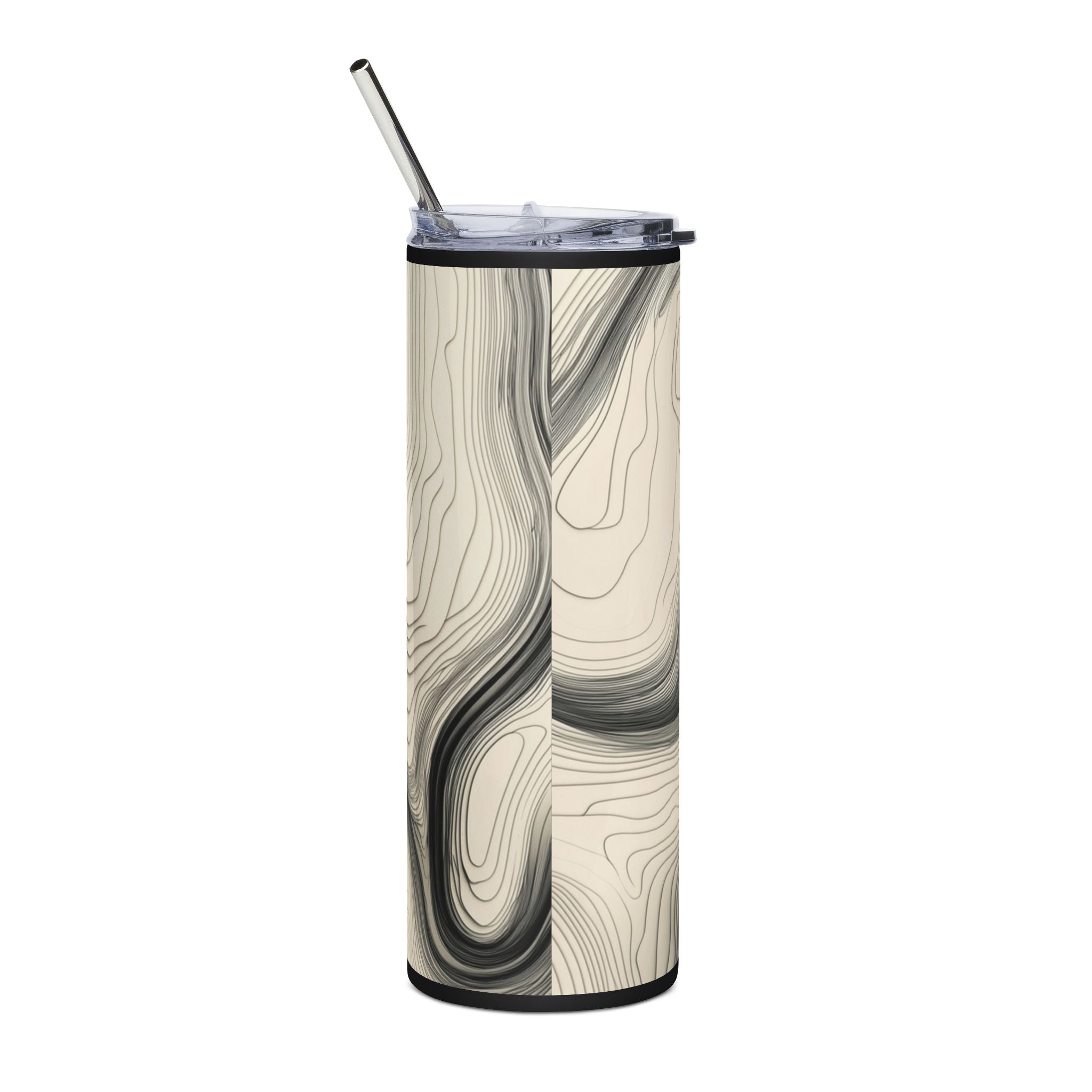 Elegant Marble Stainless Steel Tumbler