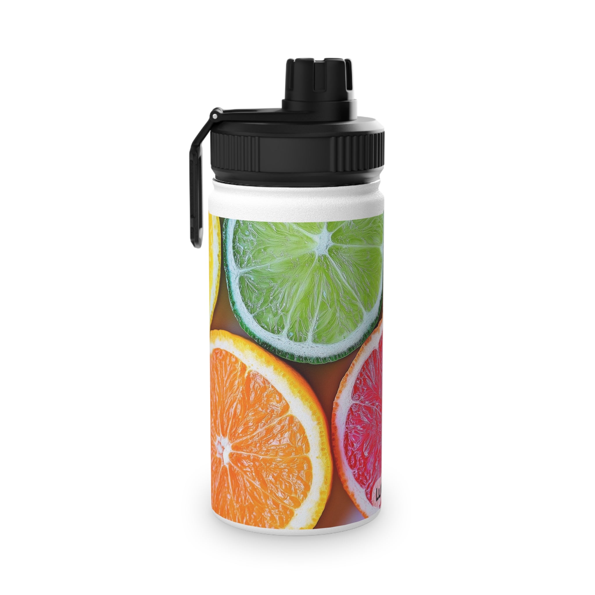 Citrus-themed Stainless Steel Water Bottle