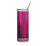 Stylish Pink Stainless Steel Tumbler