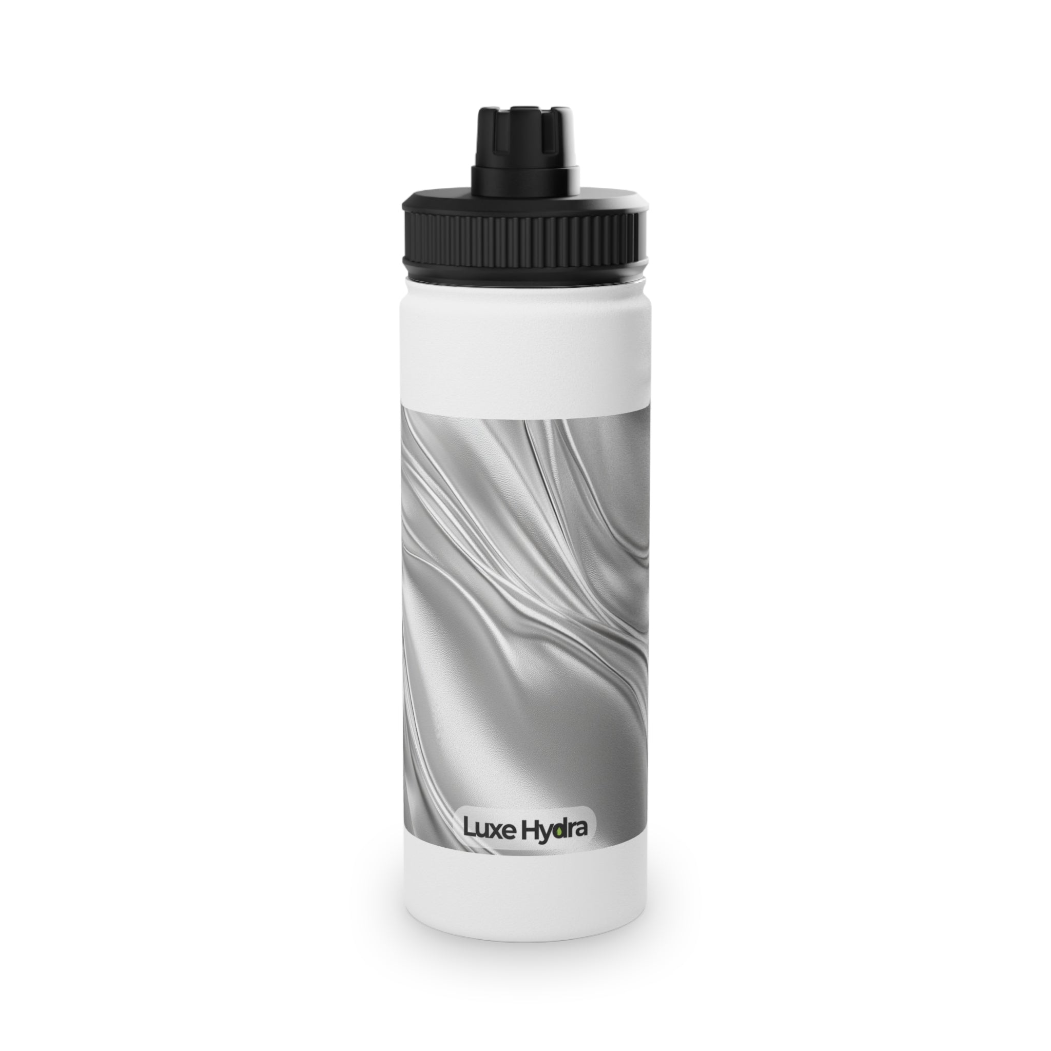 Sleek Stainless Steel Water Bottle with Sports Lid