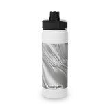 Sleek Stainless Steel Water Bottle with Sports Lid