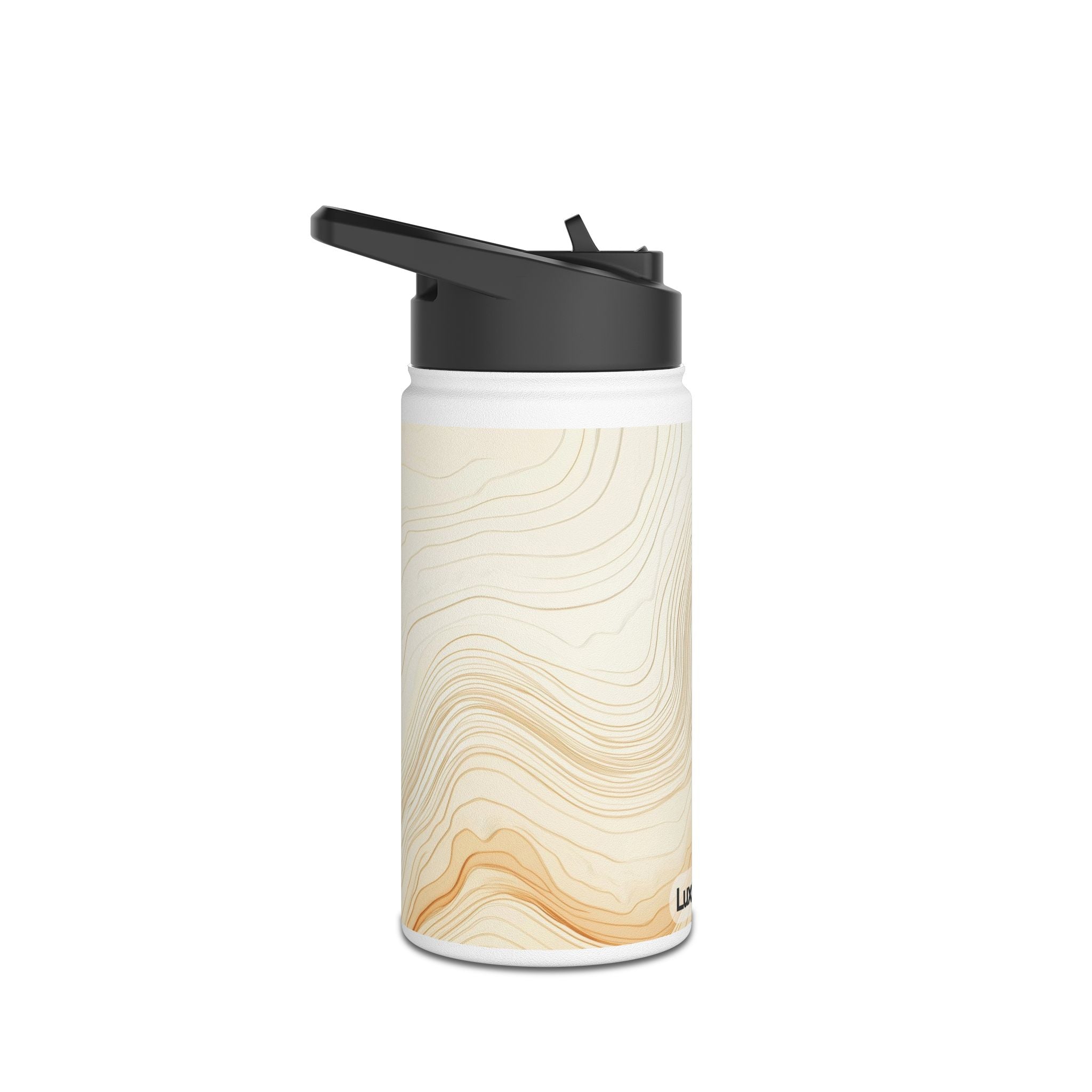 Elegant Wave Stainless Steel Water Bottle