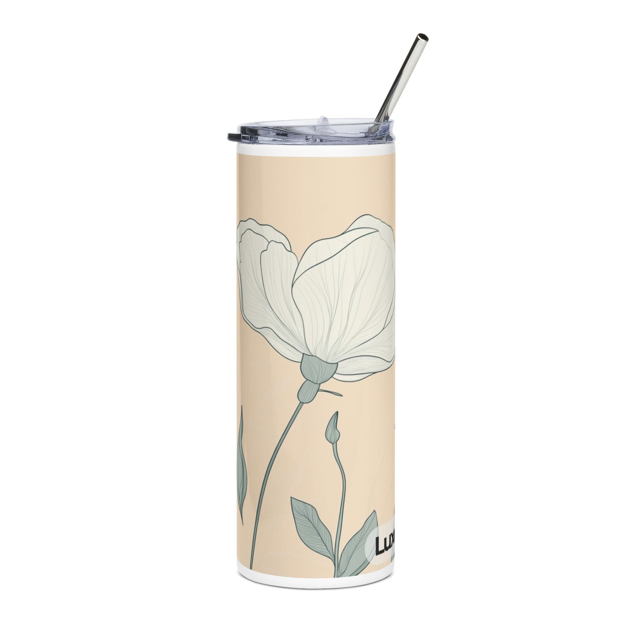 Floral Stainless Steel Tumbler
