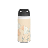 Floral Stainless Steel Water Bottle