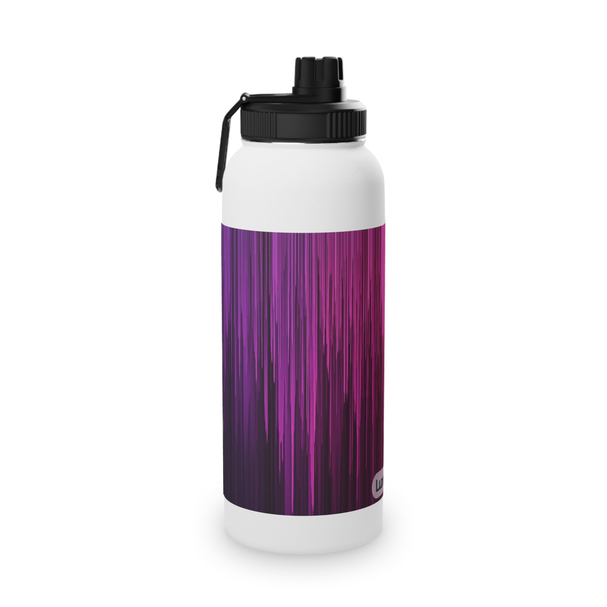 Sporty Stainless Steel Water Bottle with Striking Gradient Design