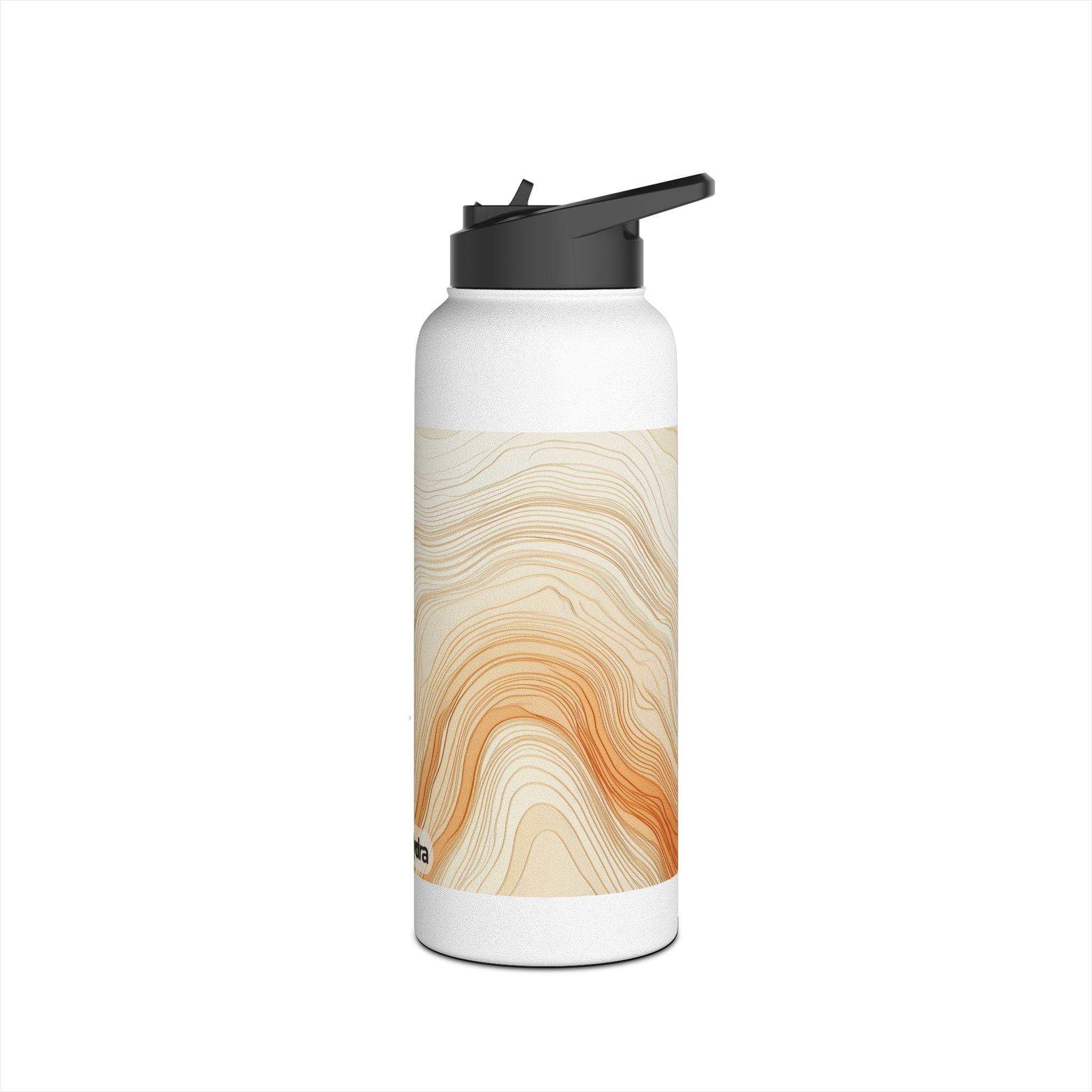 Elegant Wave Stainless Steel Water Bottle