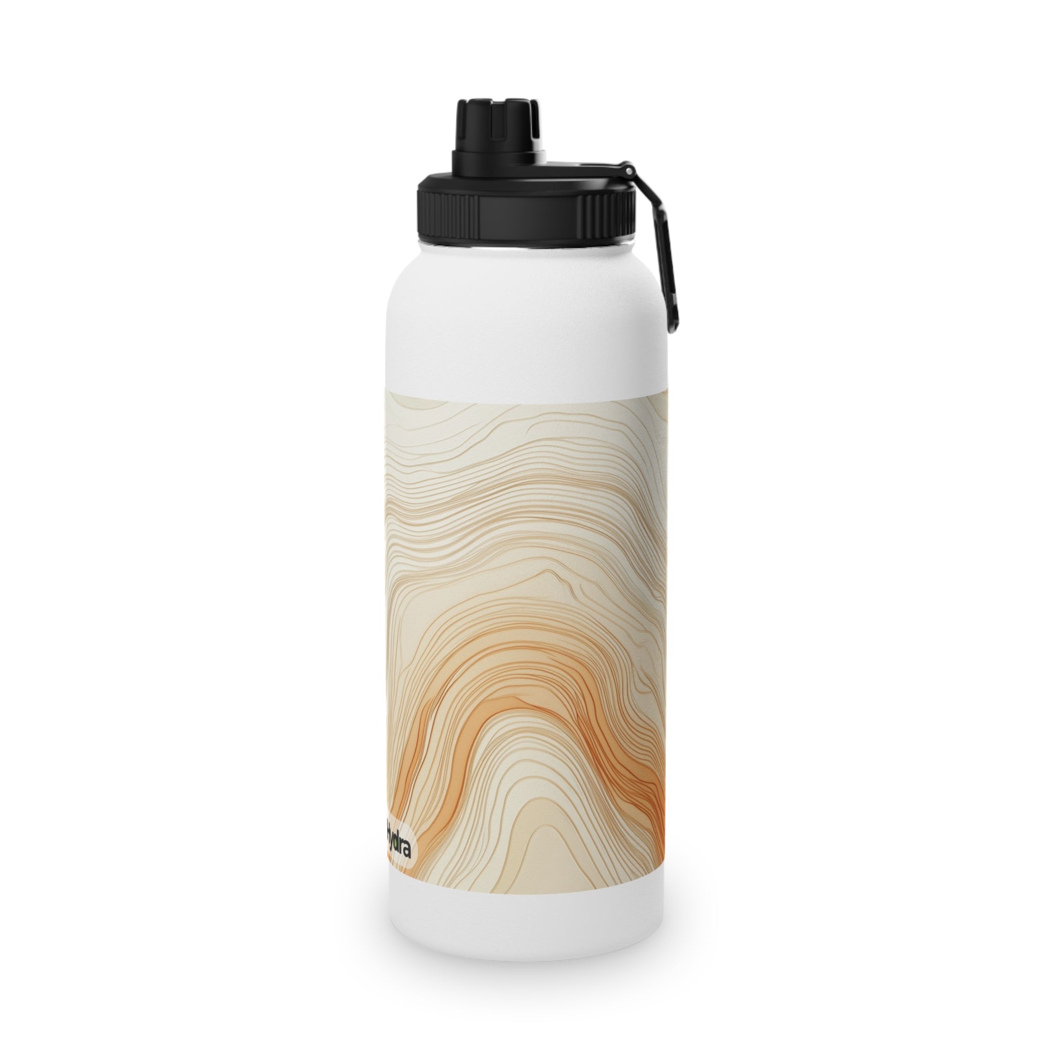 Elegant Marble Pattern Stainless Steel Water Bottle