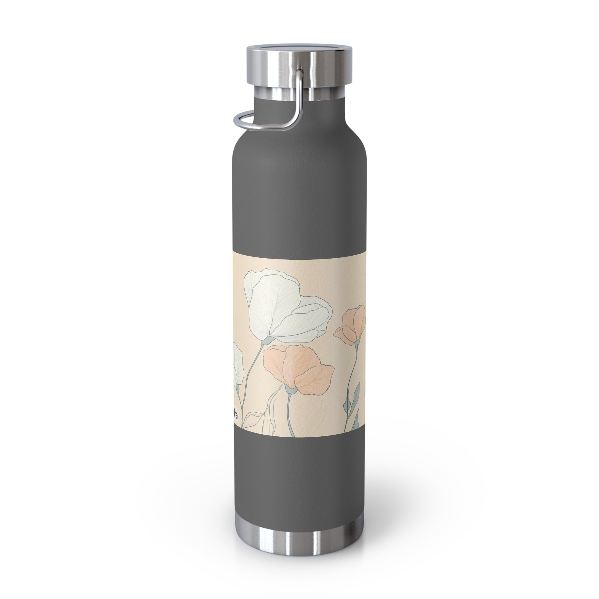 Floral Design Insulated Water Bottle