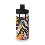 Vibrant Stainless Steel Water Bottle with Sports Lid