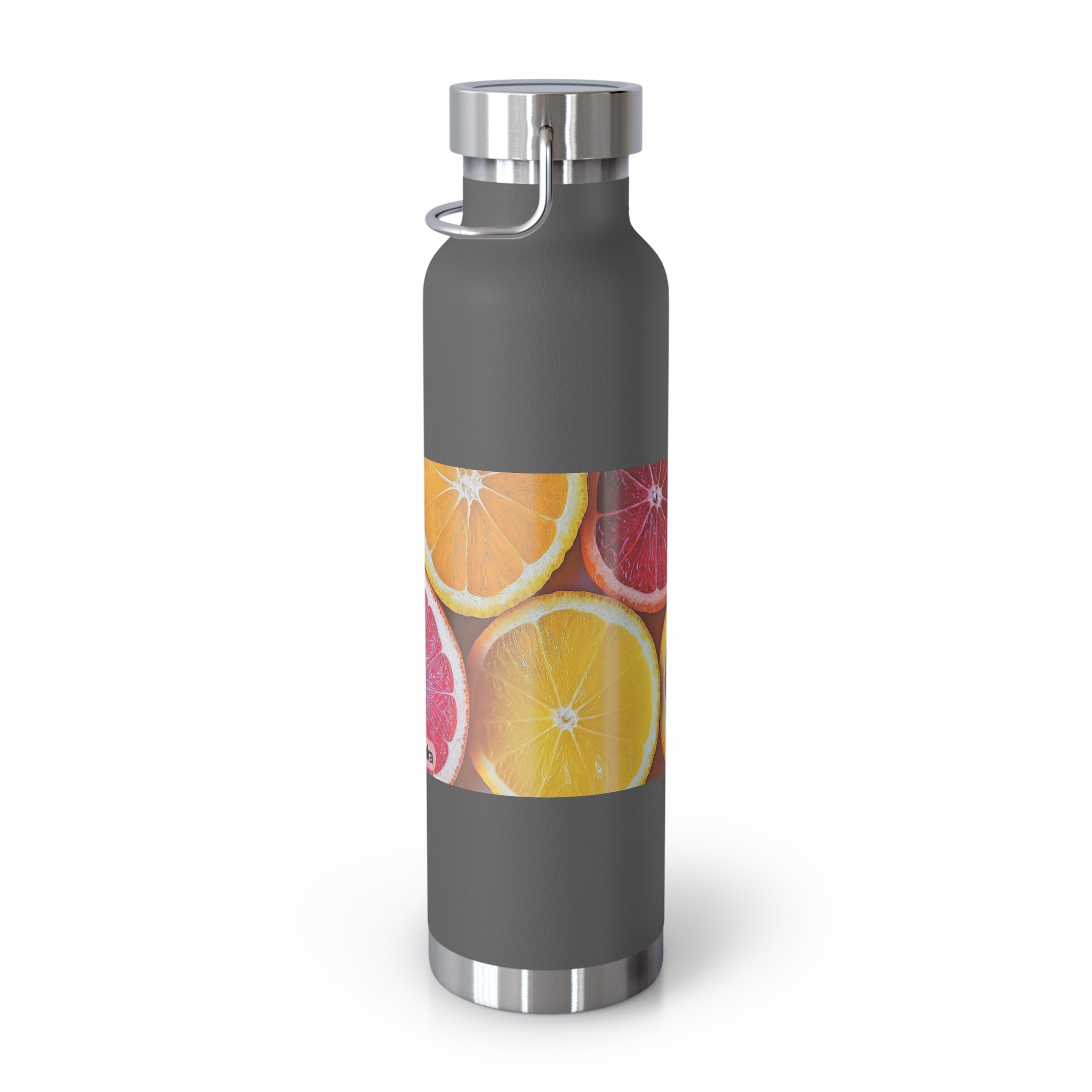 Citrus Print Insulated Water Bottle