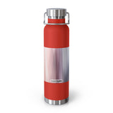 Stylish Copper Vacuum Insulated Water Bottle - 22oz